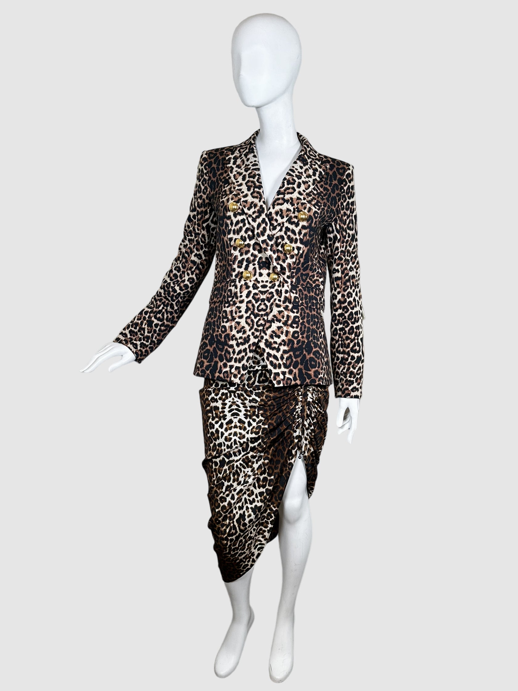Veronica Beard Animal Print 2-Piece Set - Size 4