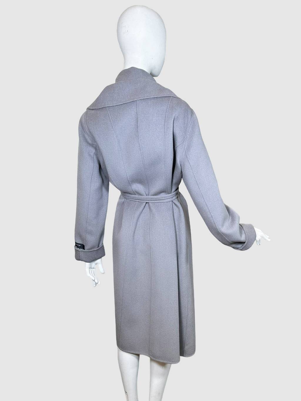 Marina Rinaldi Angora Blend Belted Coat - Size 14