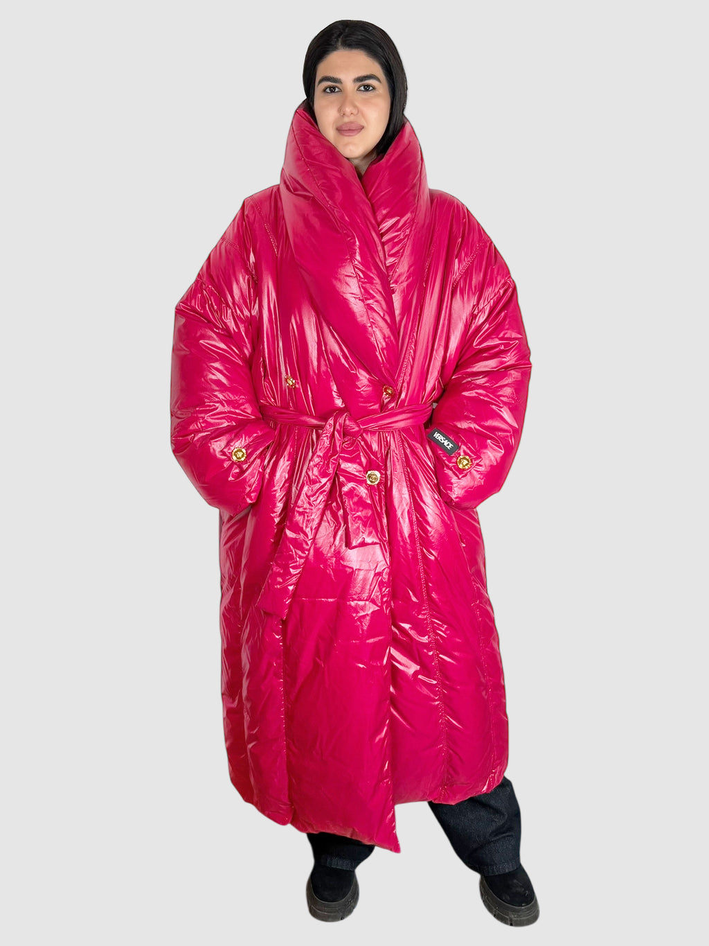 Belted Puffer Coat