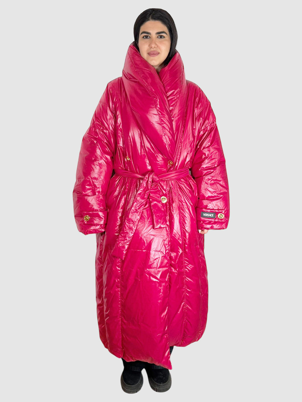 Belted Puffer Coat
