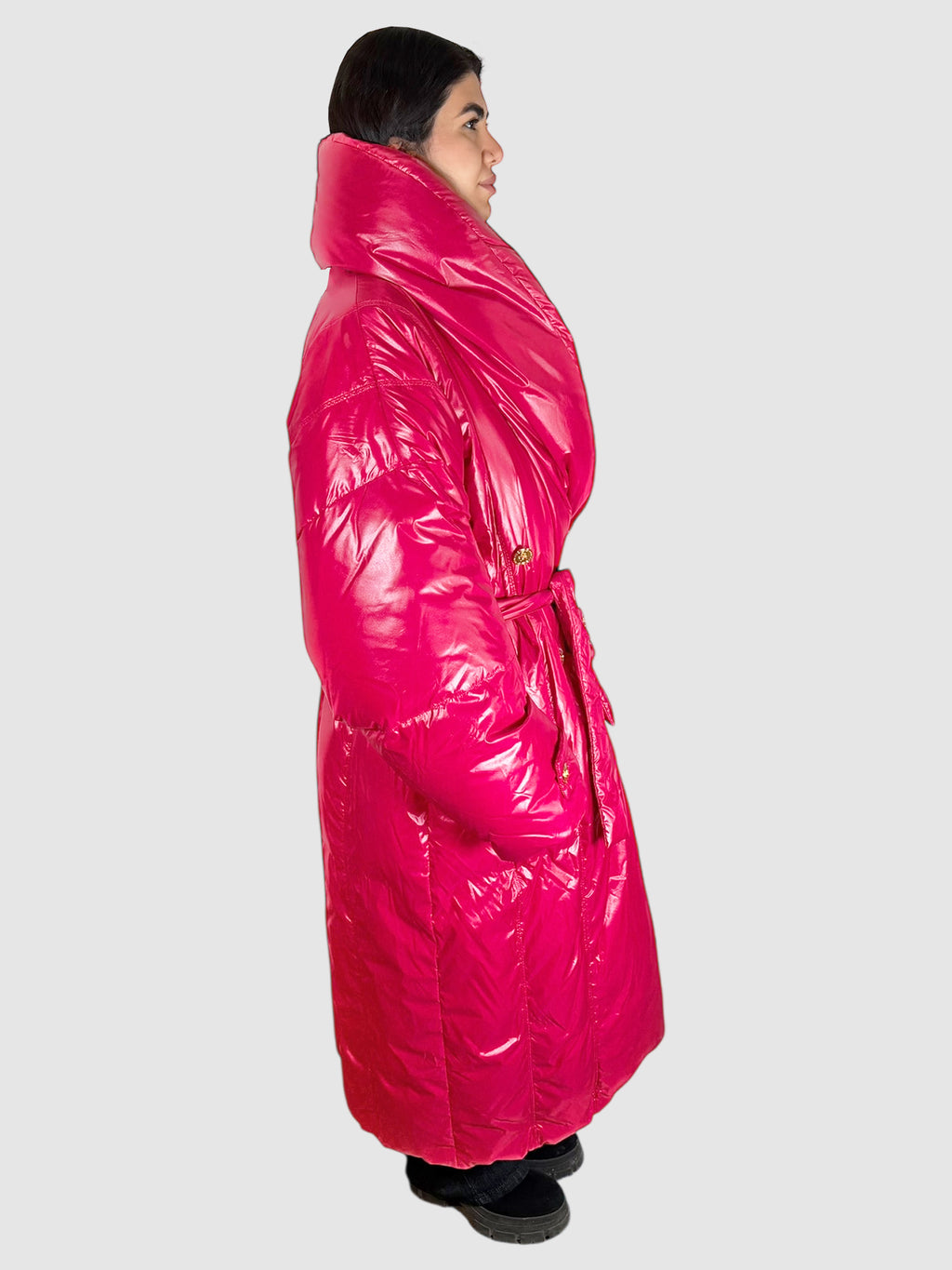 Belted Puffer Coat