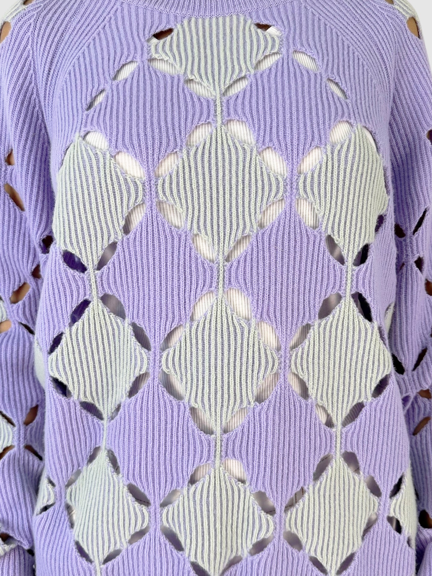 Wool Cut-Out Sweater