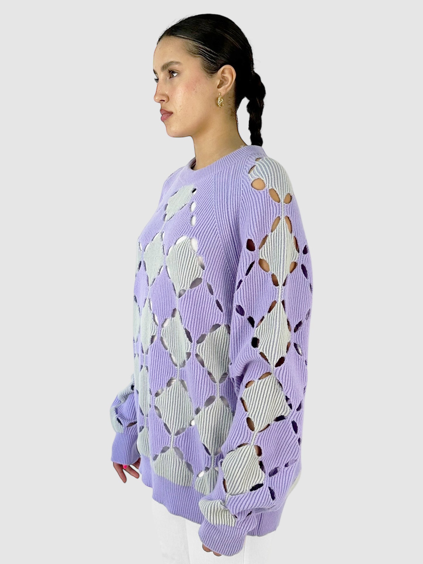 Wool Cut-Out Sweater