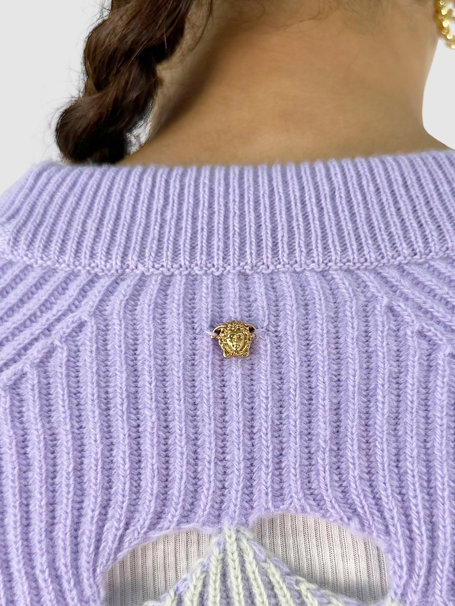 Wool Cut-Out Sweater
