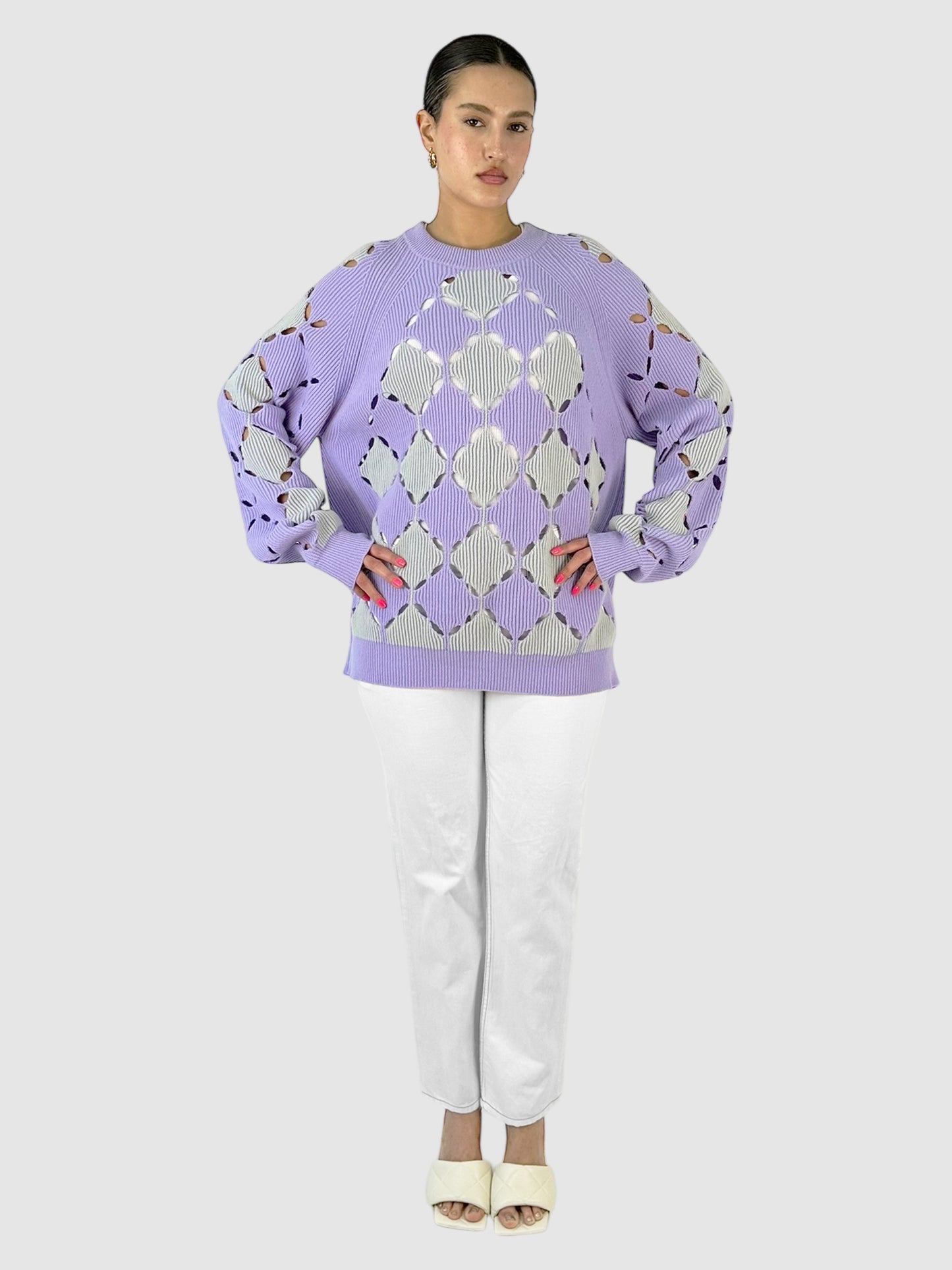 Wool Cut-Out Sweater