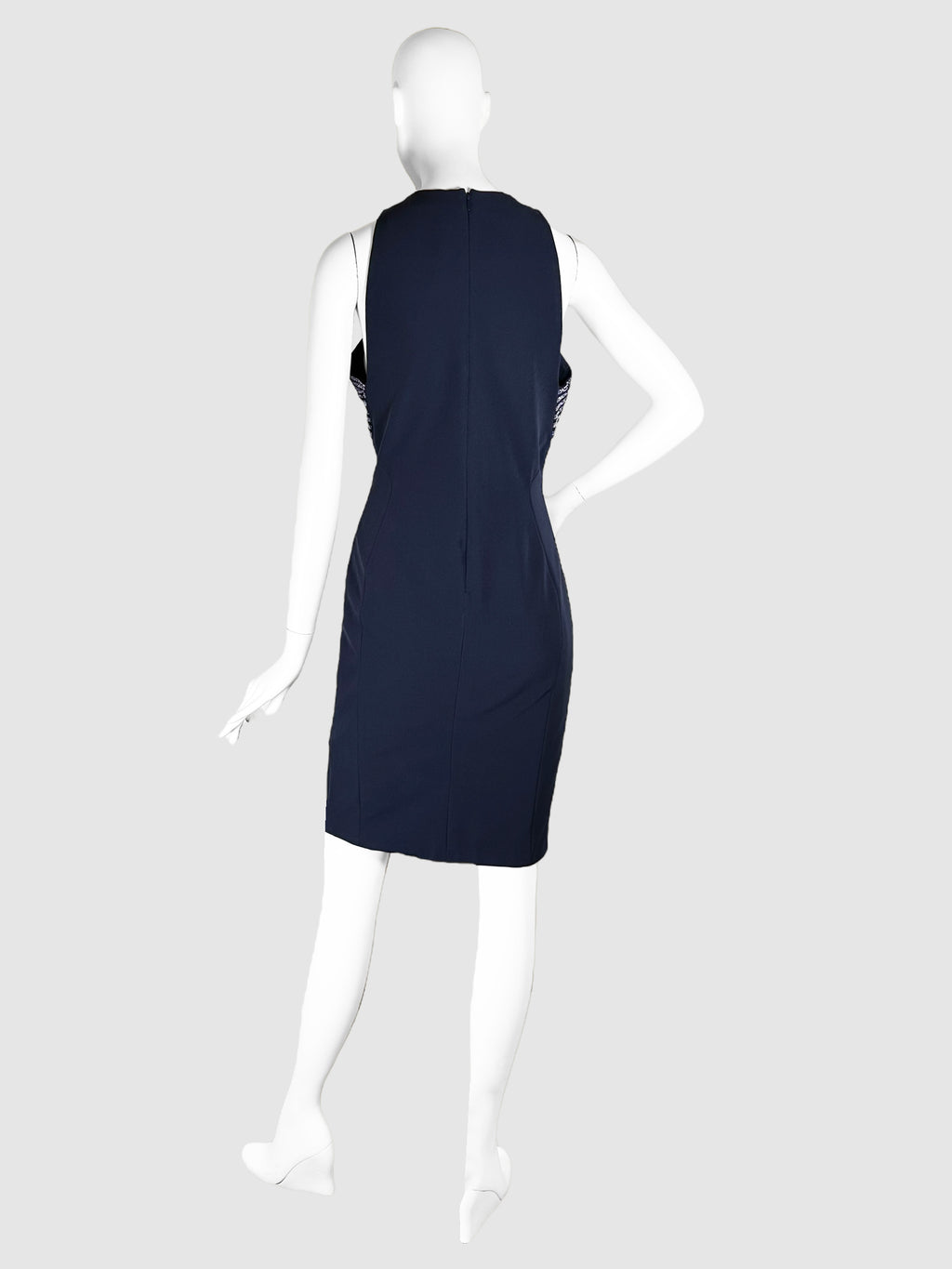 Crystal Embellished Mini Dress - Size 44