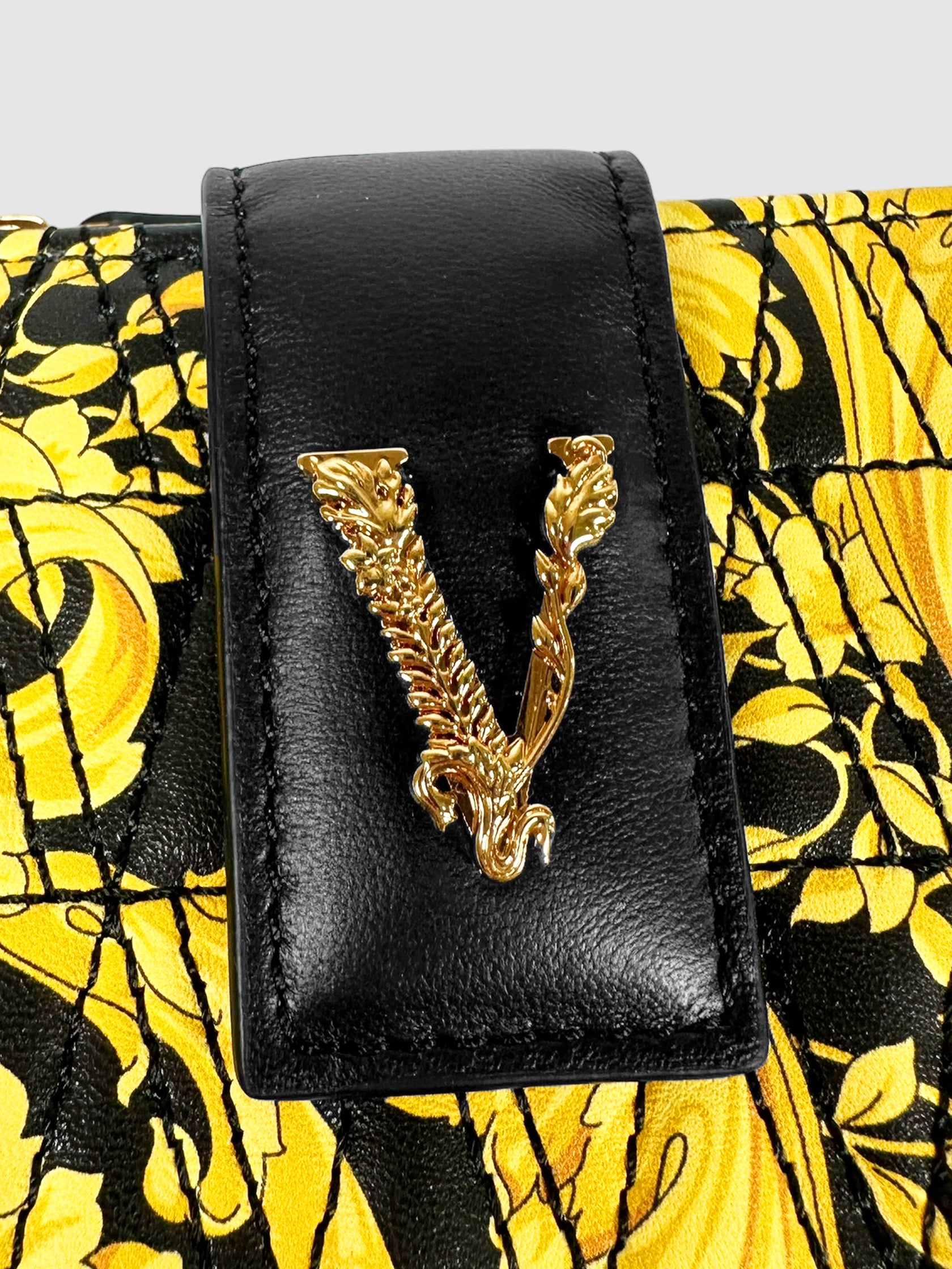 Quilted Virtus Barocco Bifold Wallet