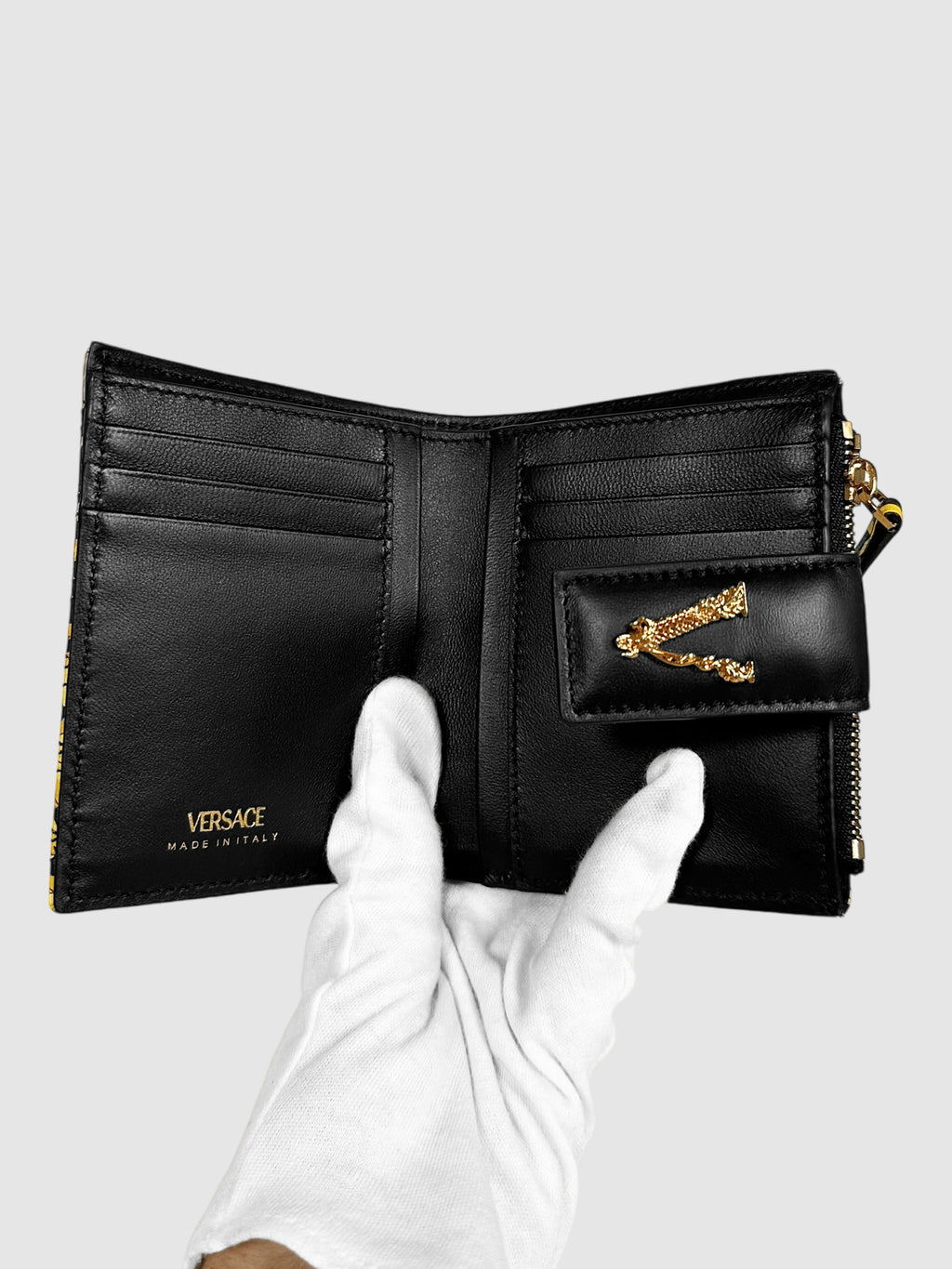 Quilted Virtus Barocco Bifold Wallet