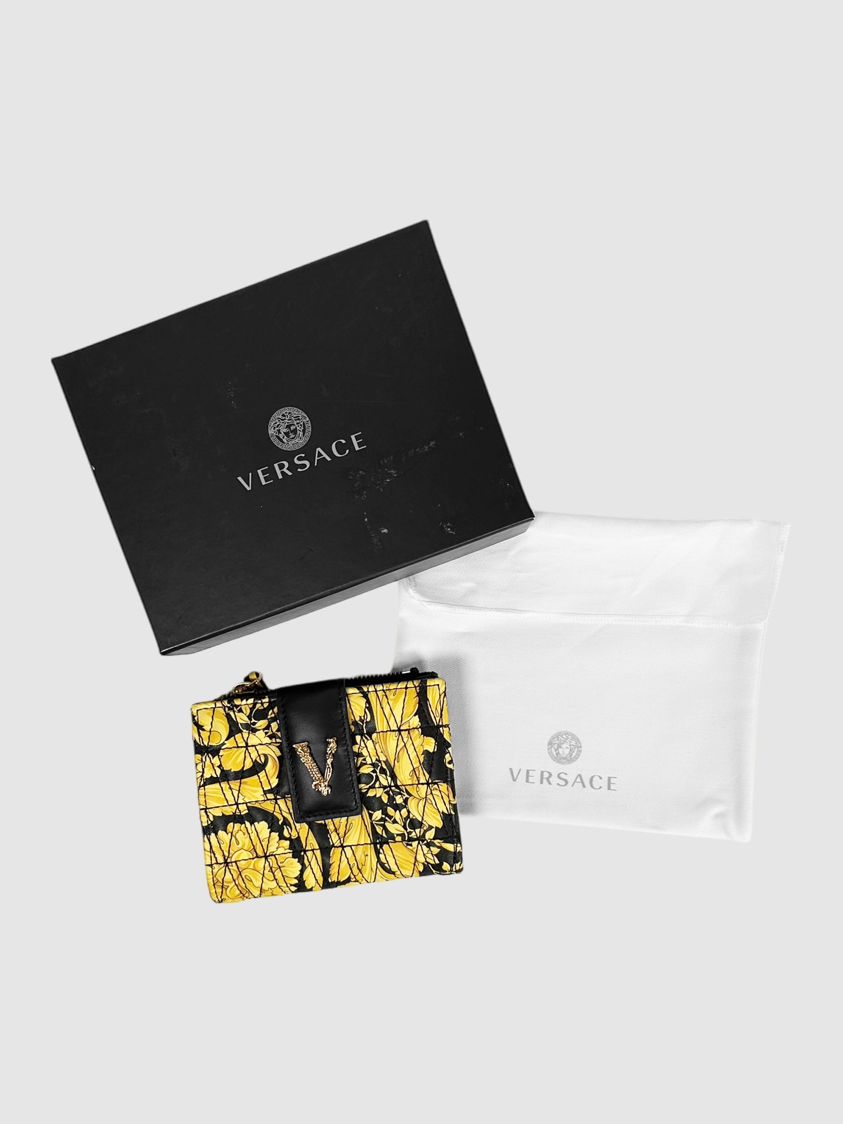 Quilted Virtus Barocco Bifold Wallet