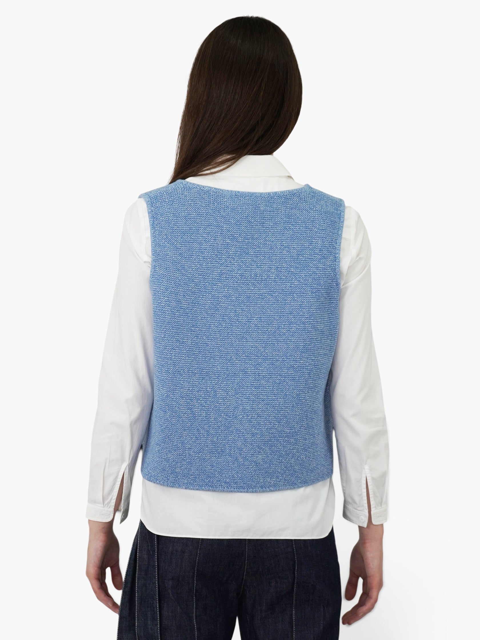 Tie-Front Knit Vest