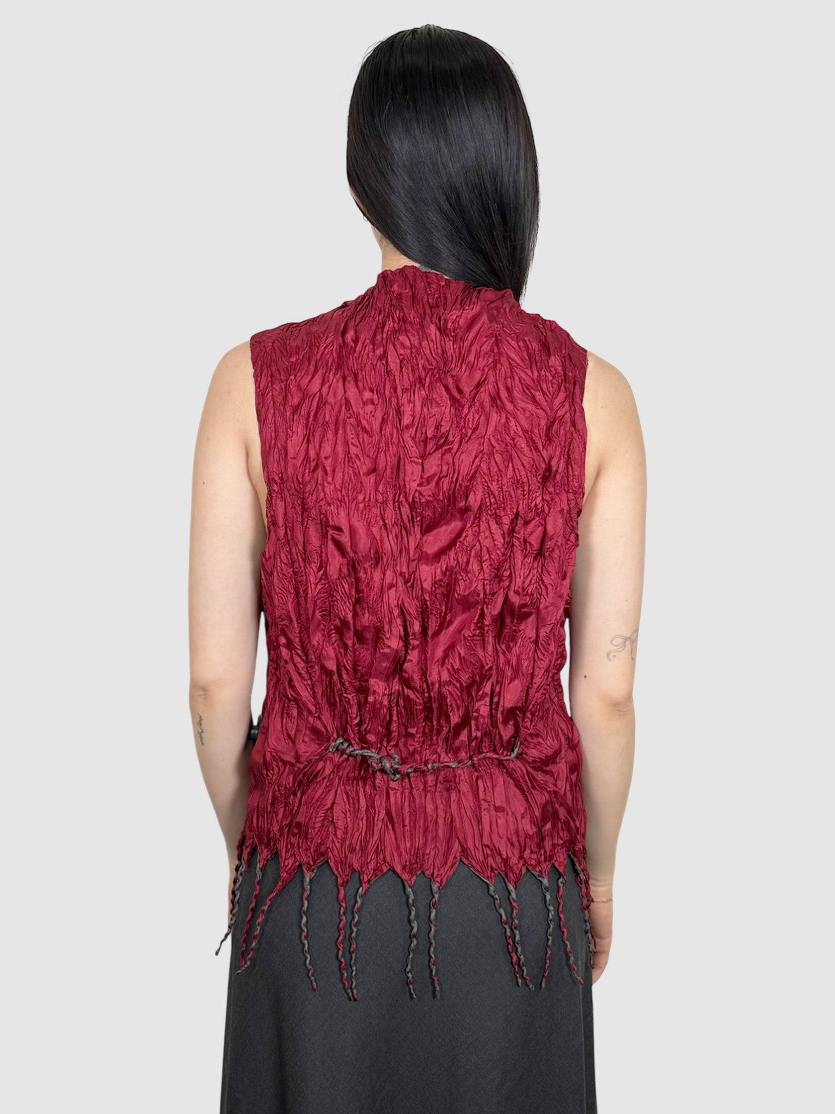 1994 Fringe Crinkled Vest