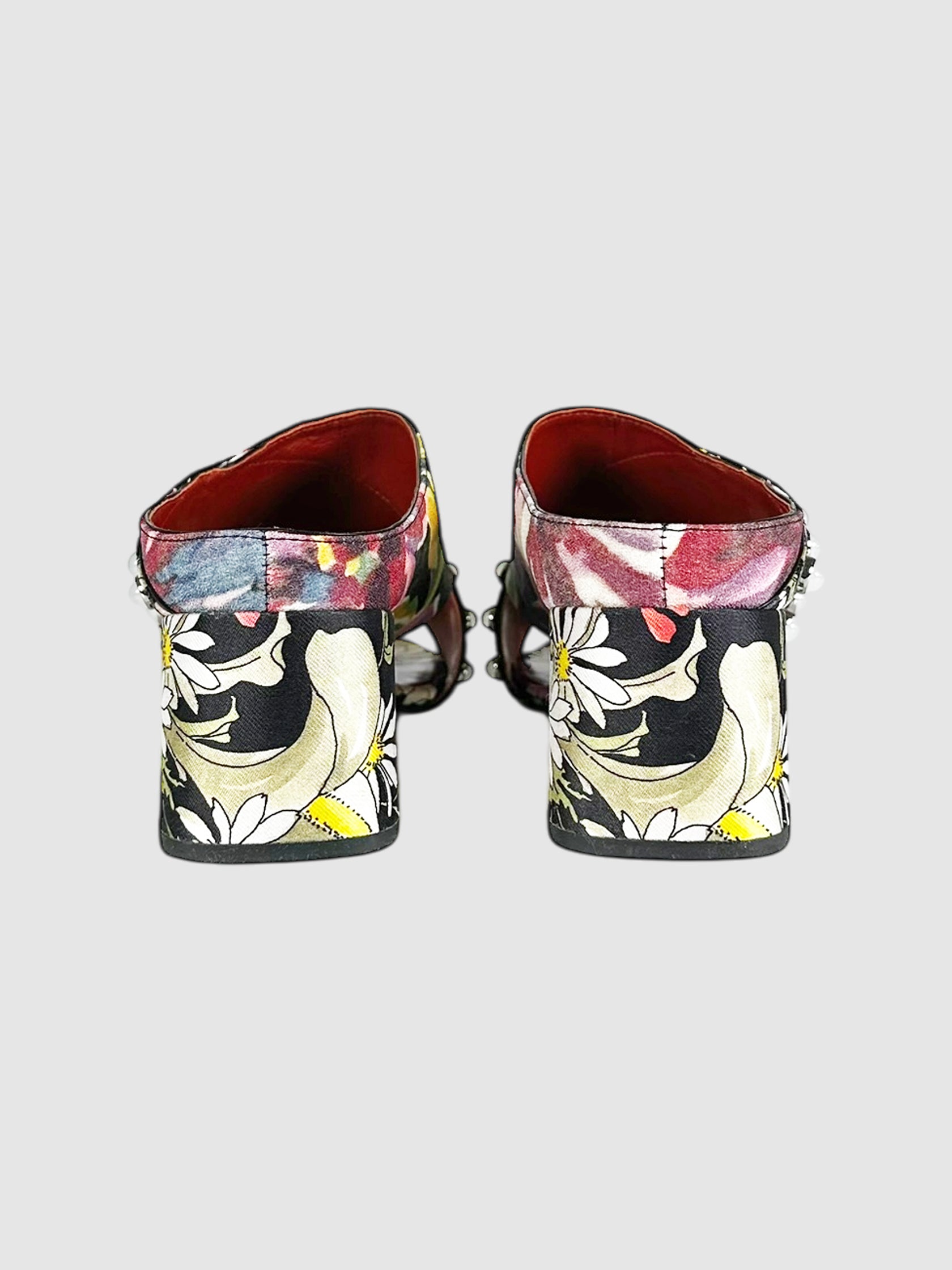 Floral Studded Pumps - Size 40