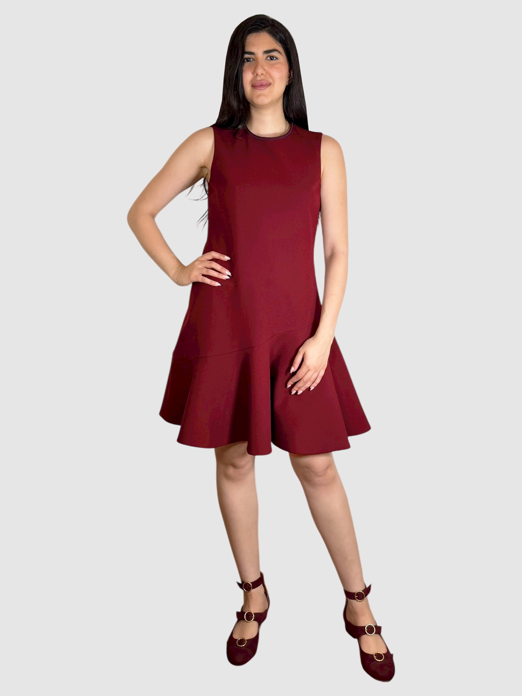 Flared Midi Dress