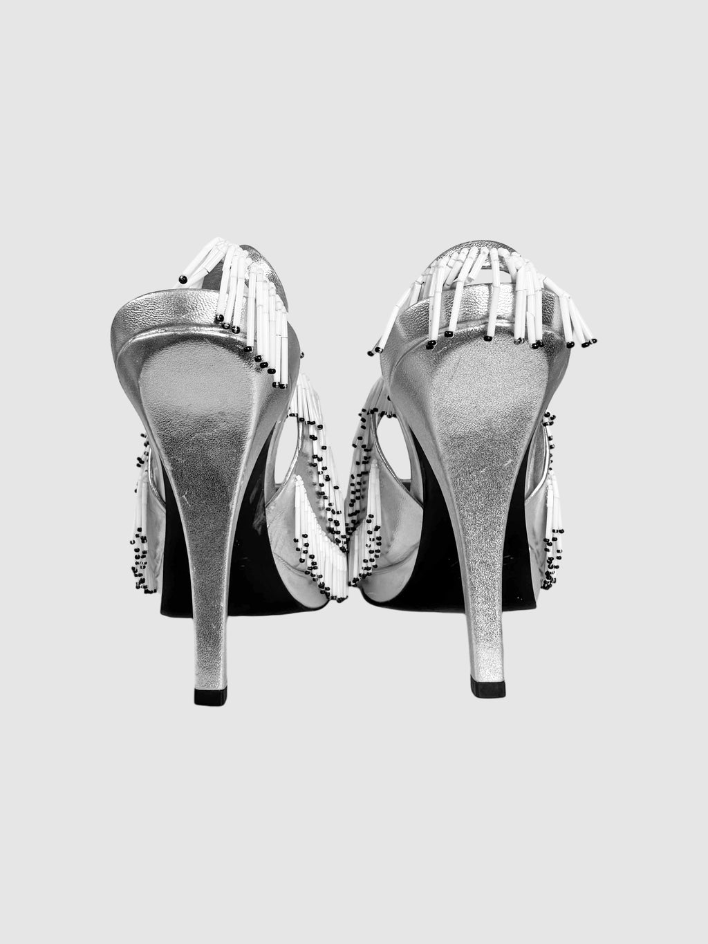 Metallic Slingback Pumps