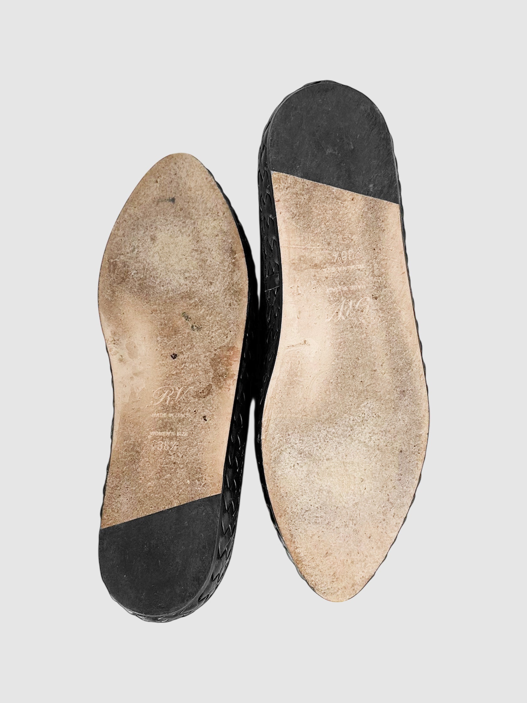 Suede Buckle Loafers