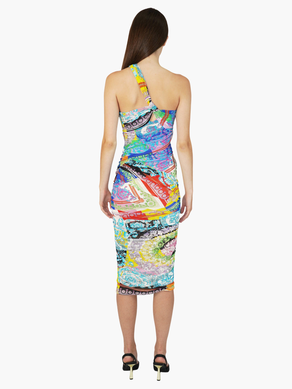 Baroque Ruched Dress