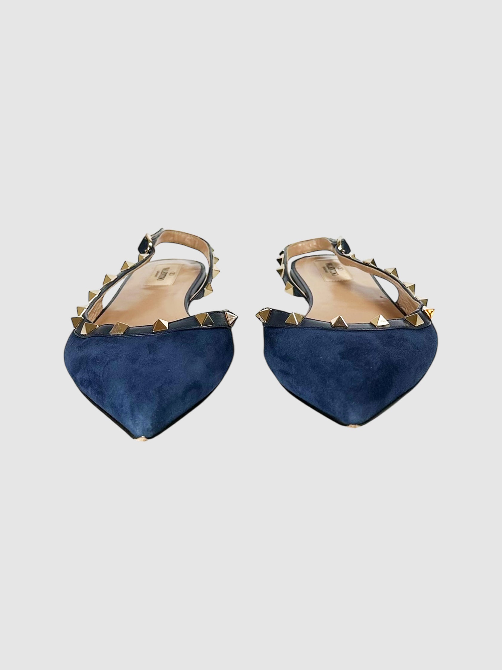 Rockstud Slingback Flats