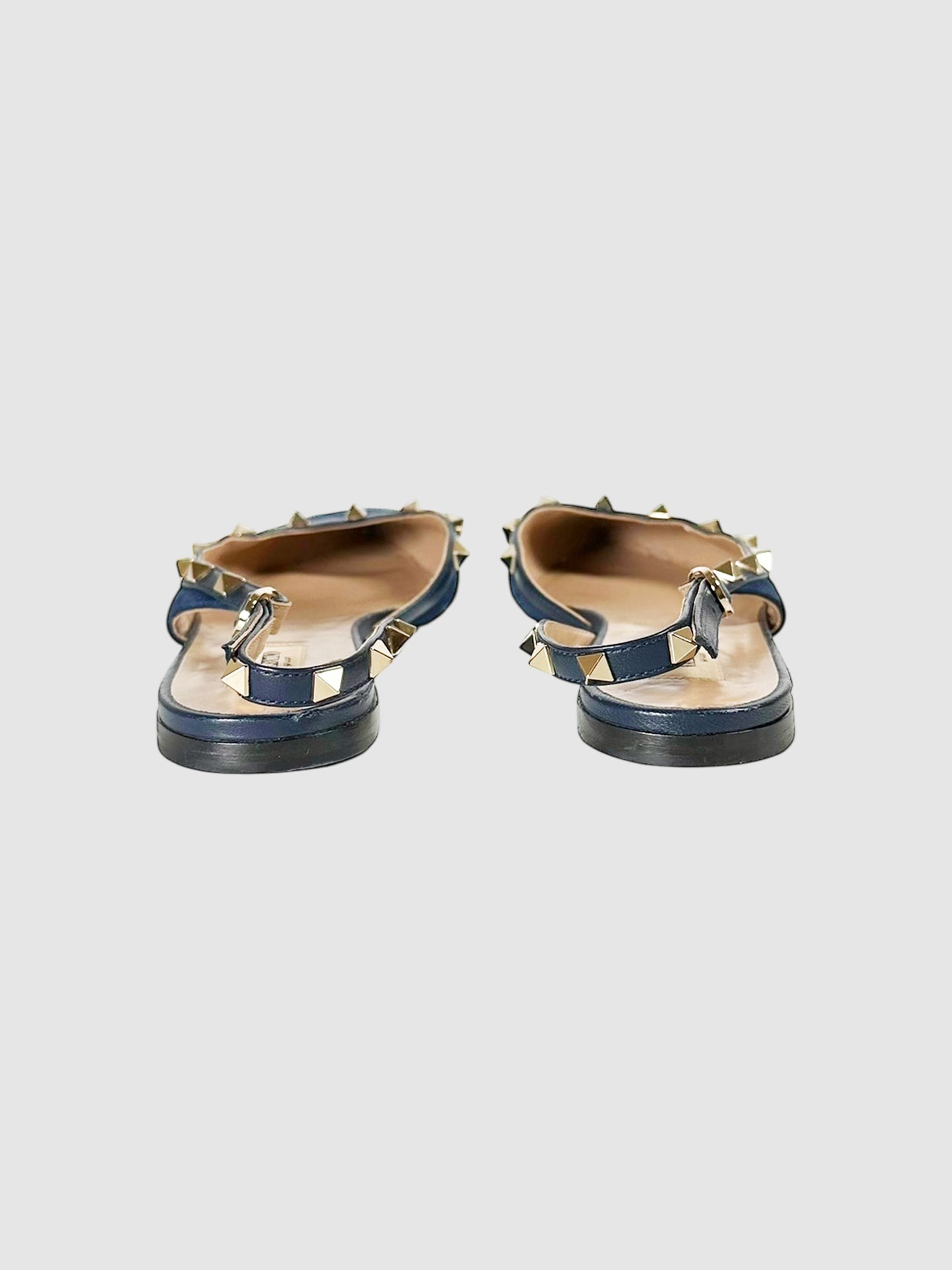 Rockstud Slingback Flats