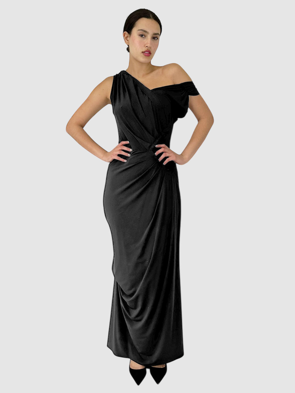Draped Maxi Dress