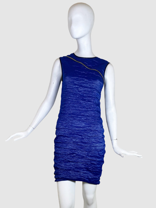 Yigal Azrouel Shimmery Zipped Accent Dress - Size 8
