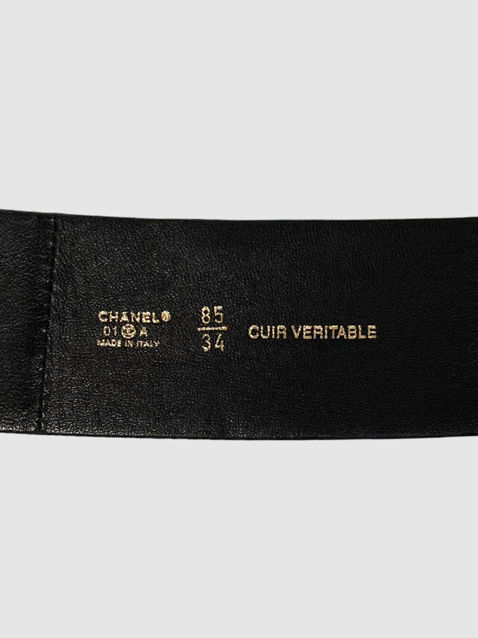 Interlocking CC Logo Waist Belt