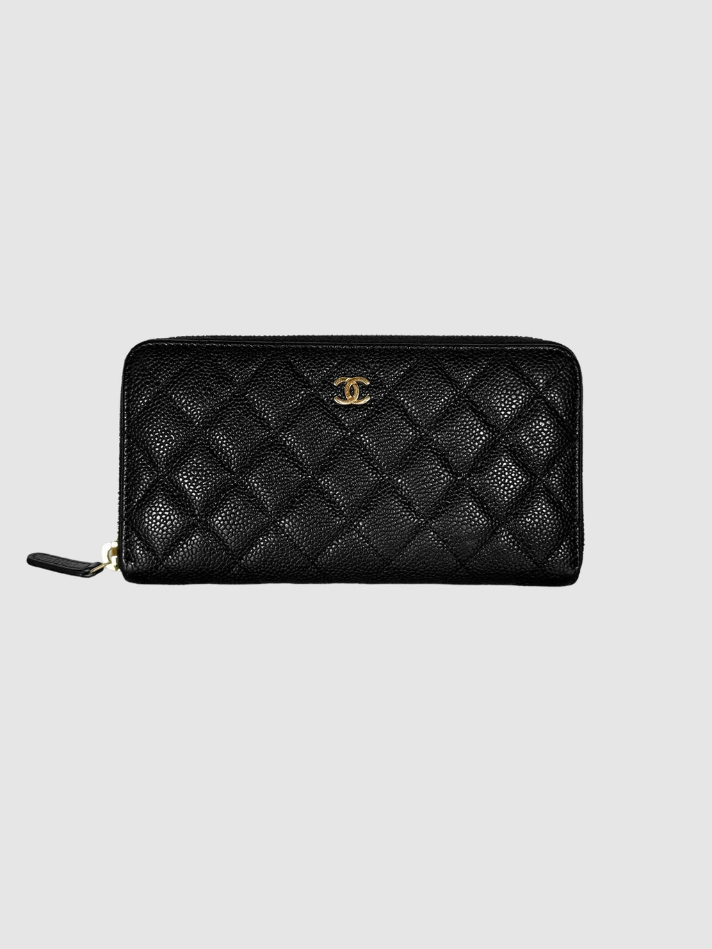 2014 Quilted Caviar Leather Wallet