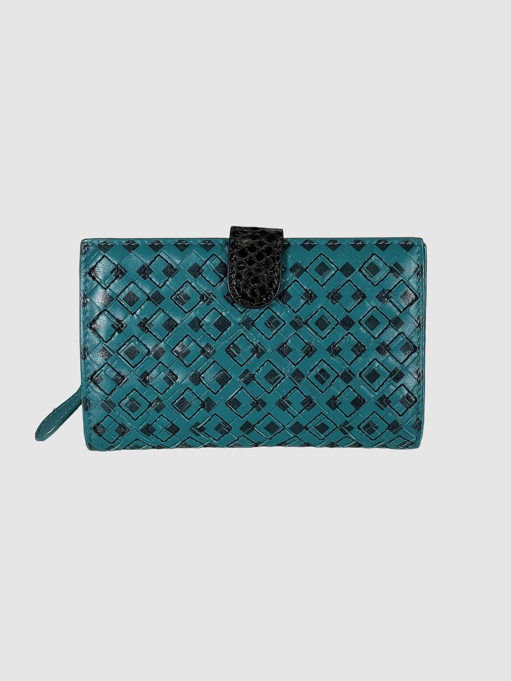 Woven Leather Wallet