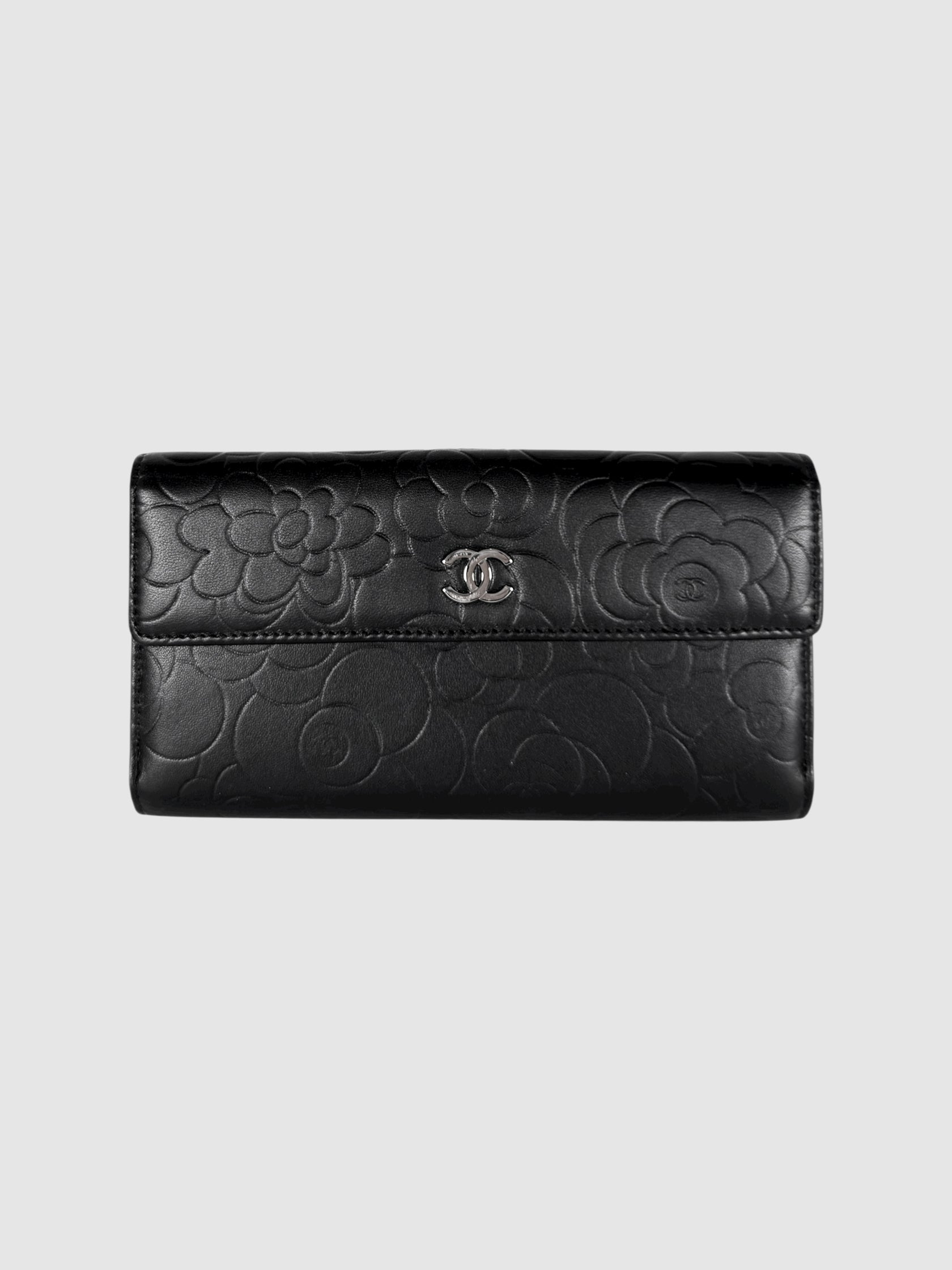 Camellia Flap Wallet