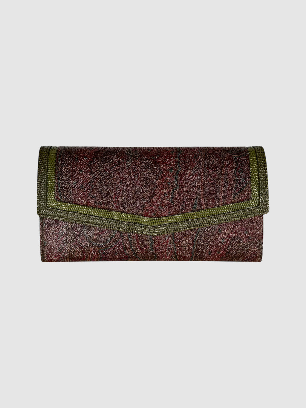 Paisley Leather Wallet