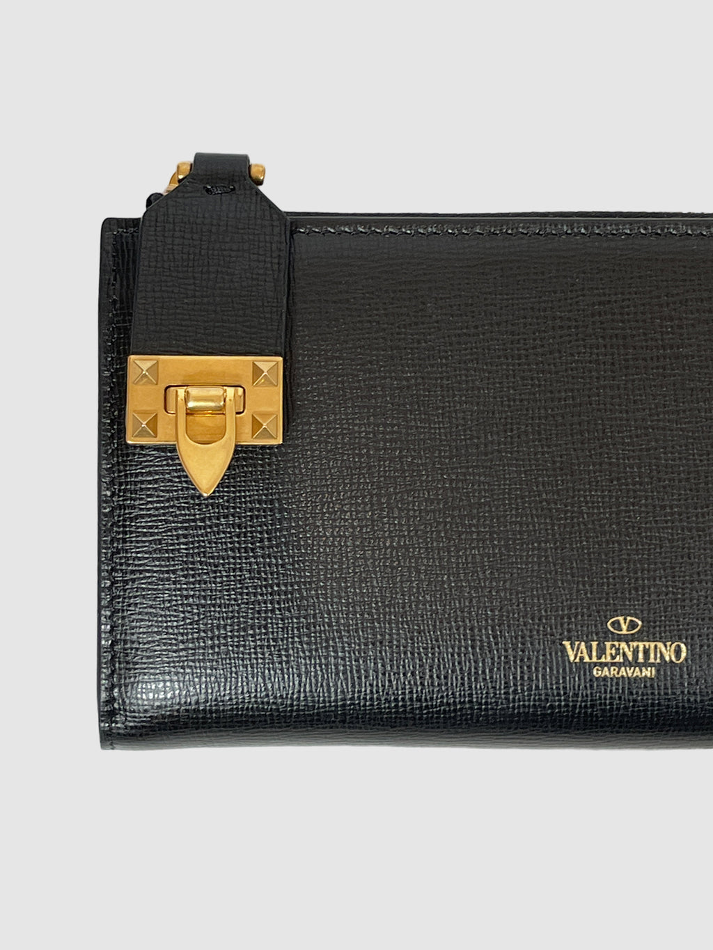 Rockstud Leather Wallet