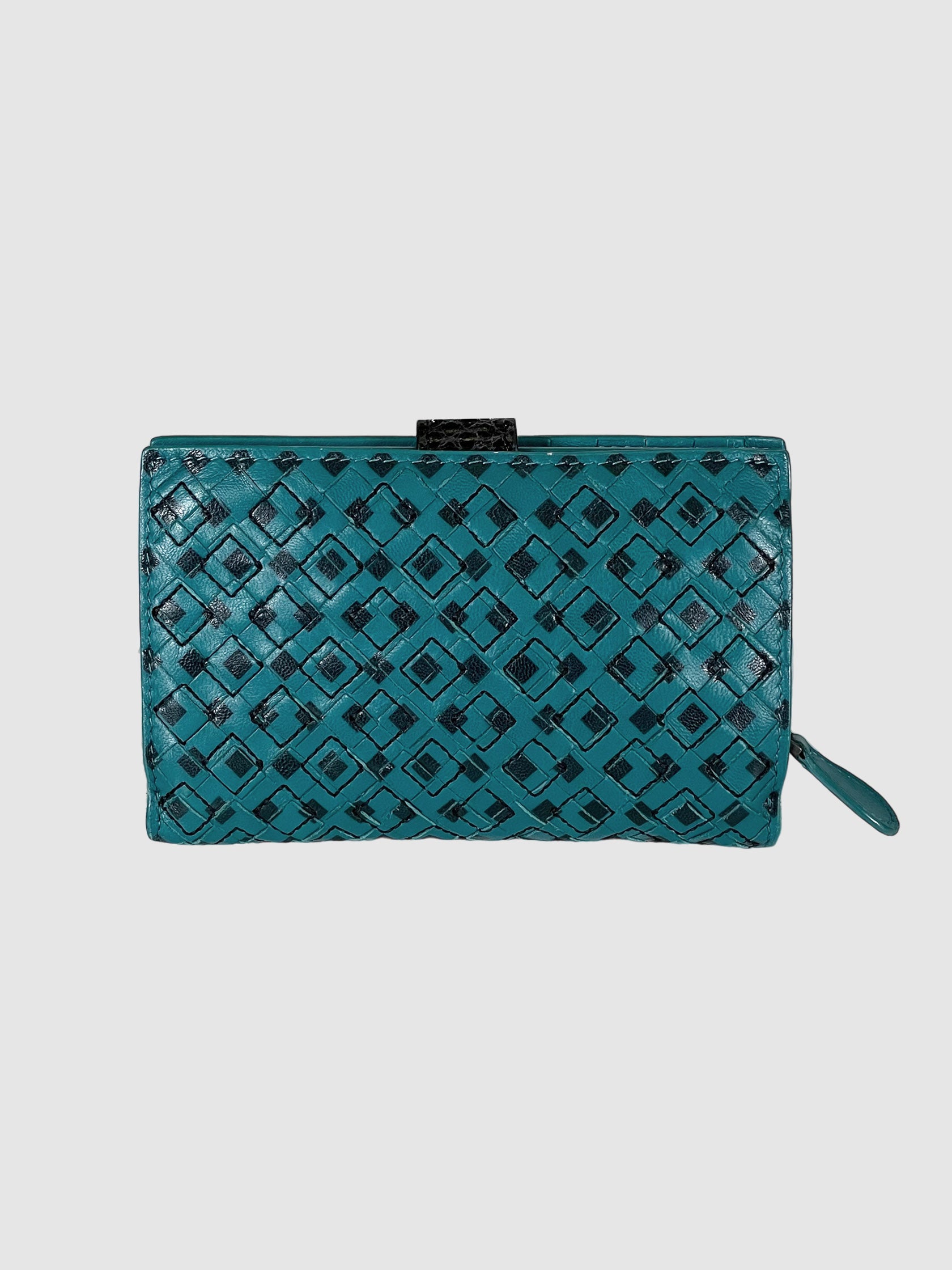 Woven Leather Wallet