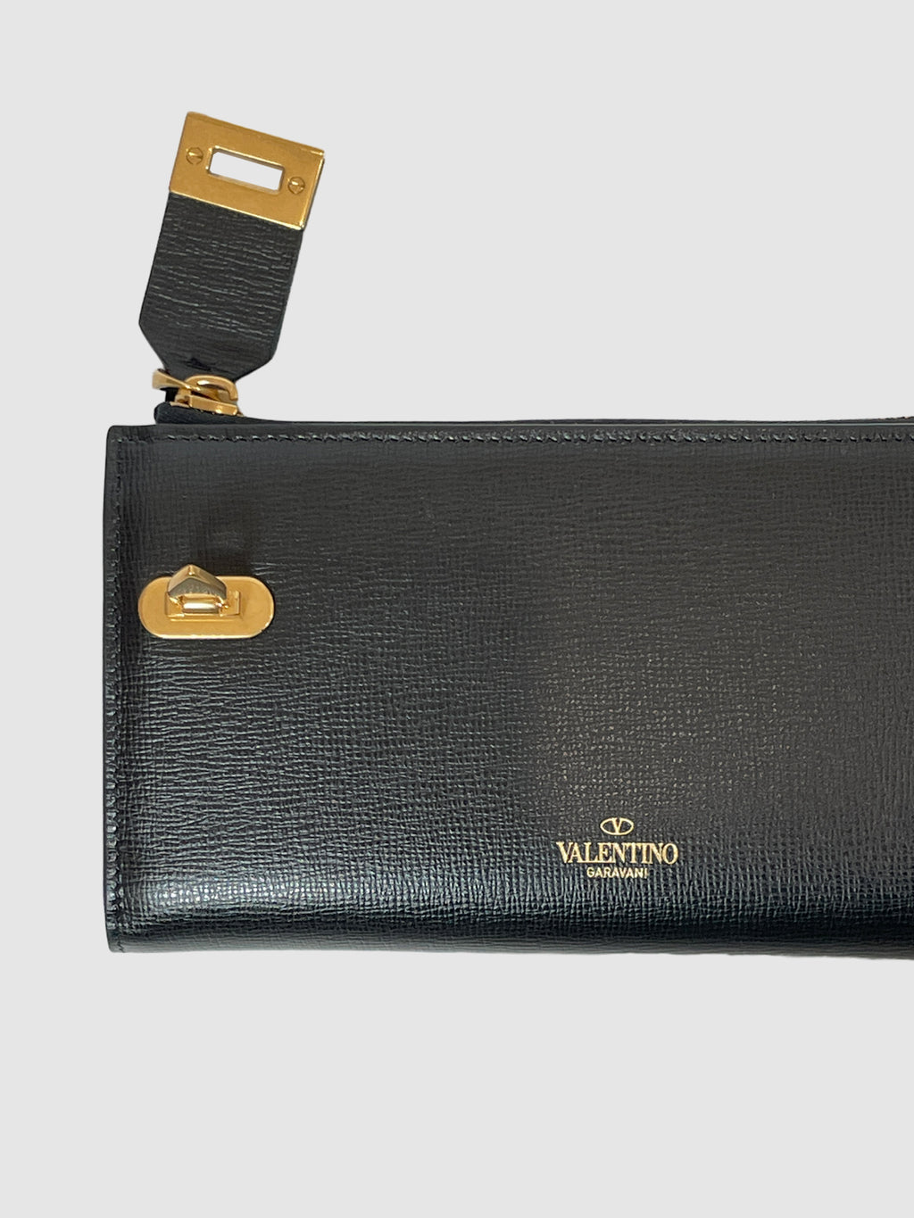 Rockstud Leather Wallet