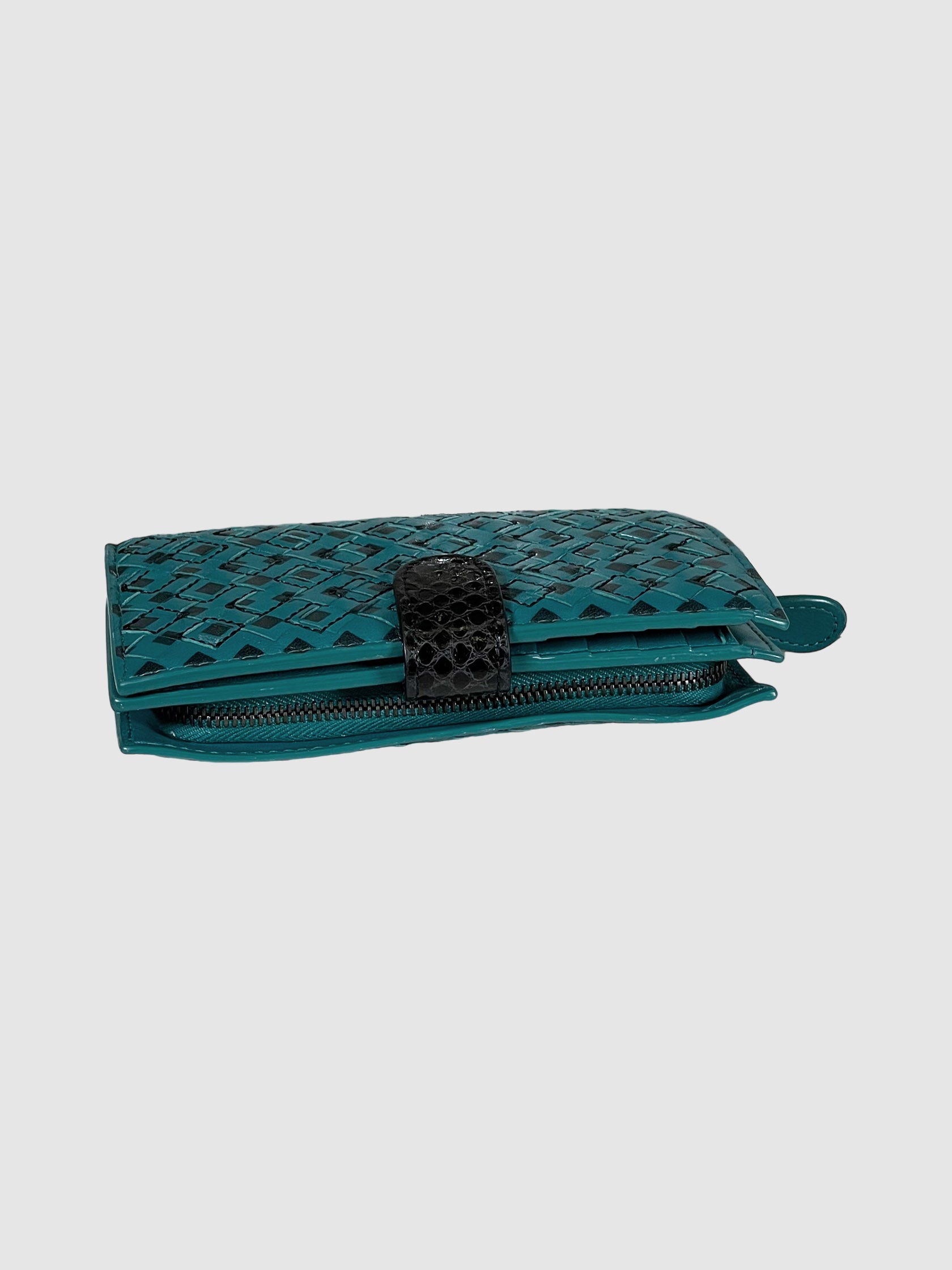 Woven Leather Wallet