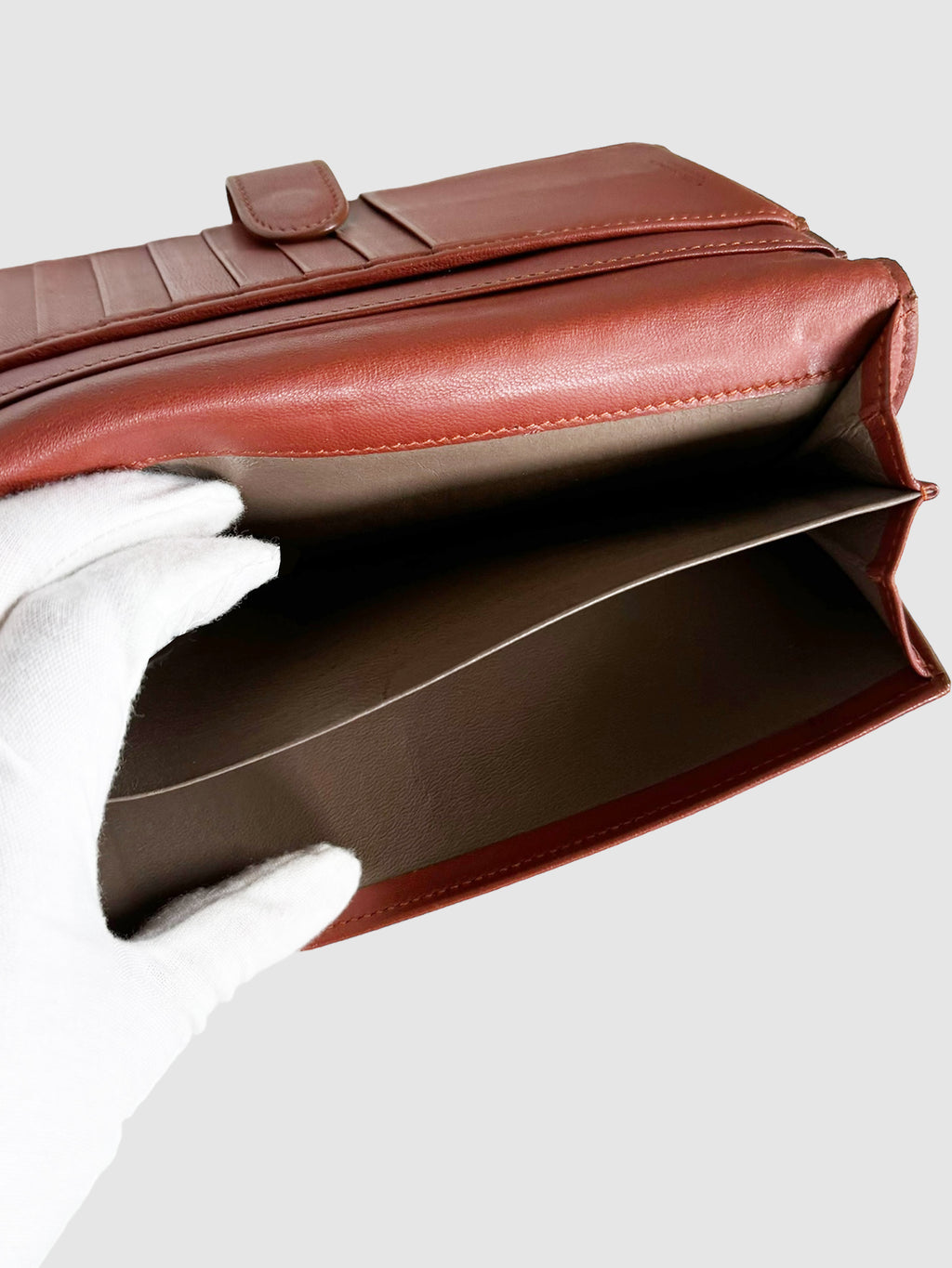 Intrecciato Woven Leather Wallet