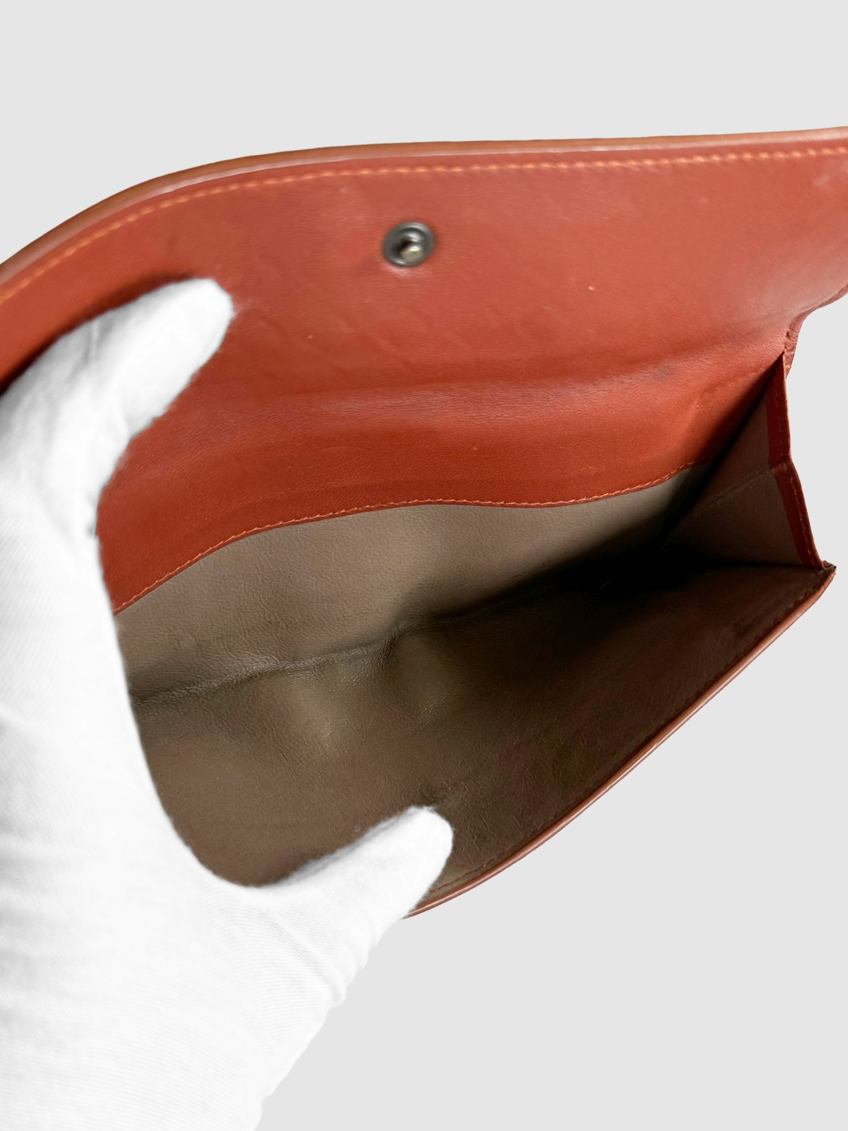 Intrecciato Woven Leather Wallet