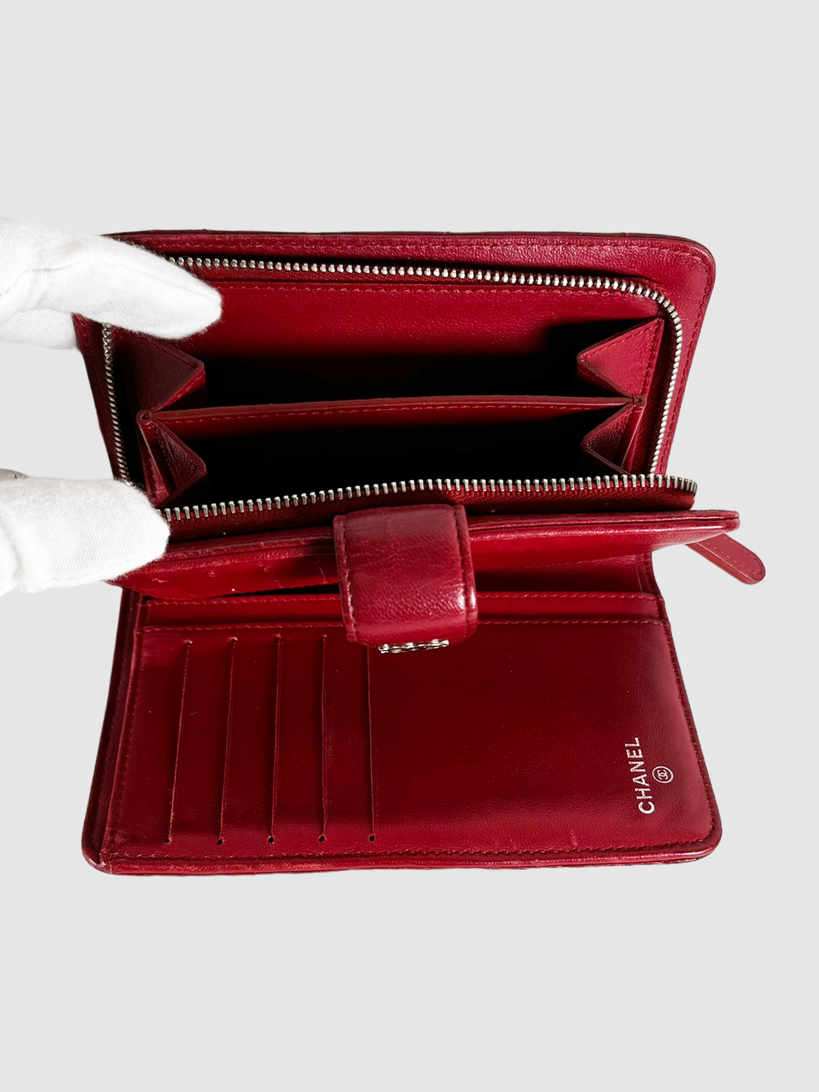 Quilted Leather Wallet