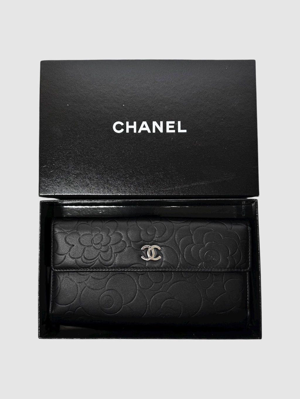 Camellia Flap Wallet