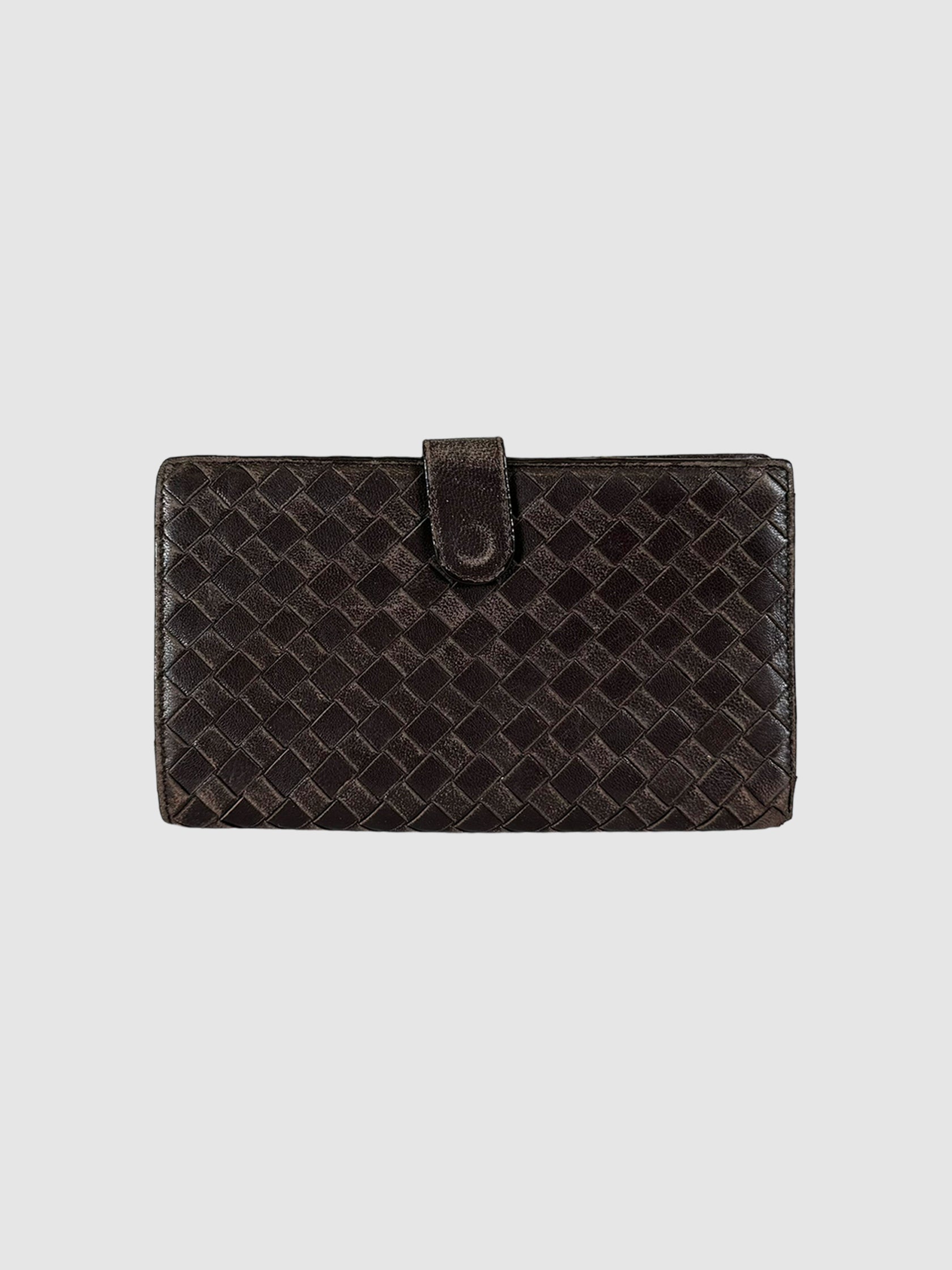 Woven Leather Wallet