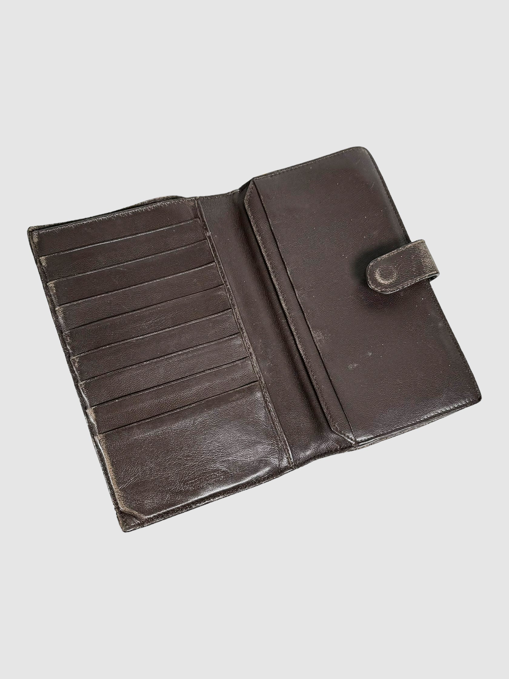 Woven Leather Wallet
