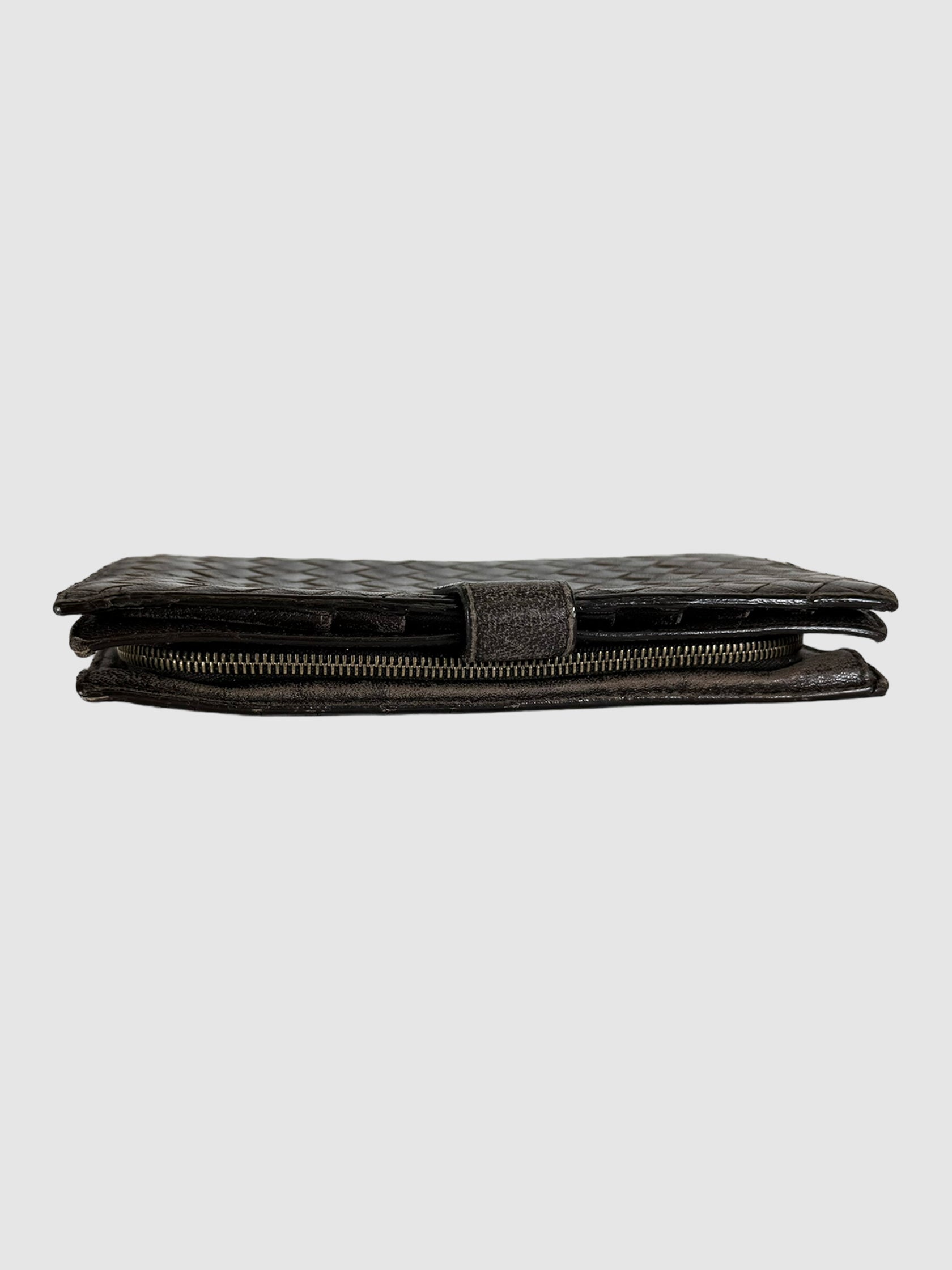 Woven Leather Wallet