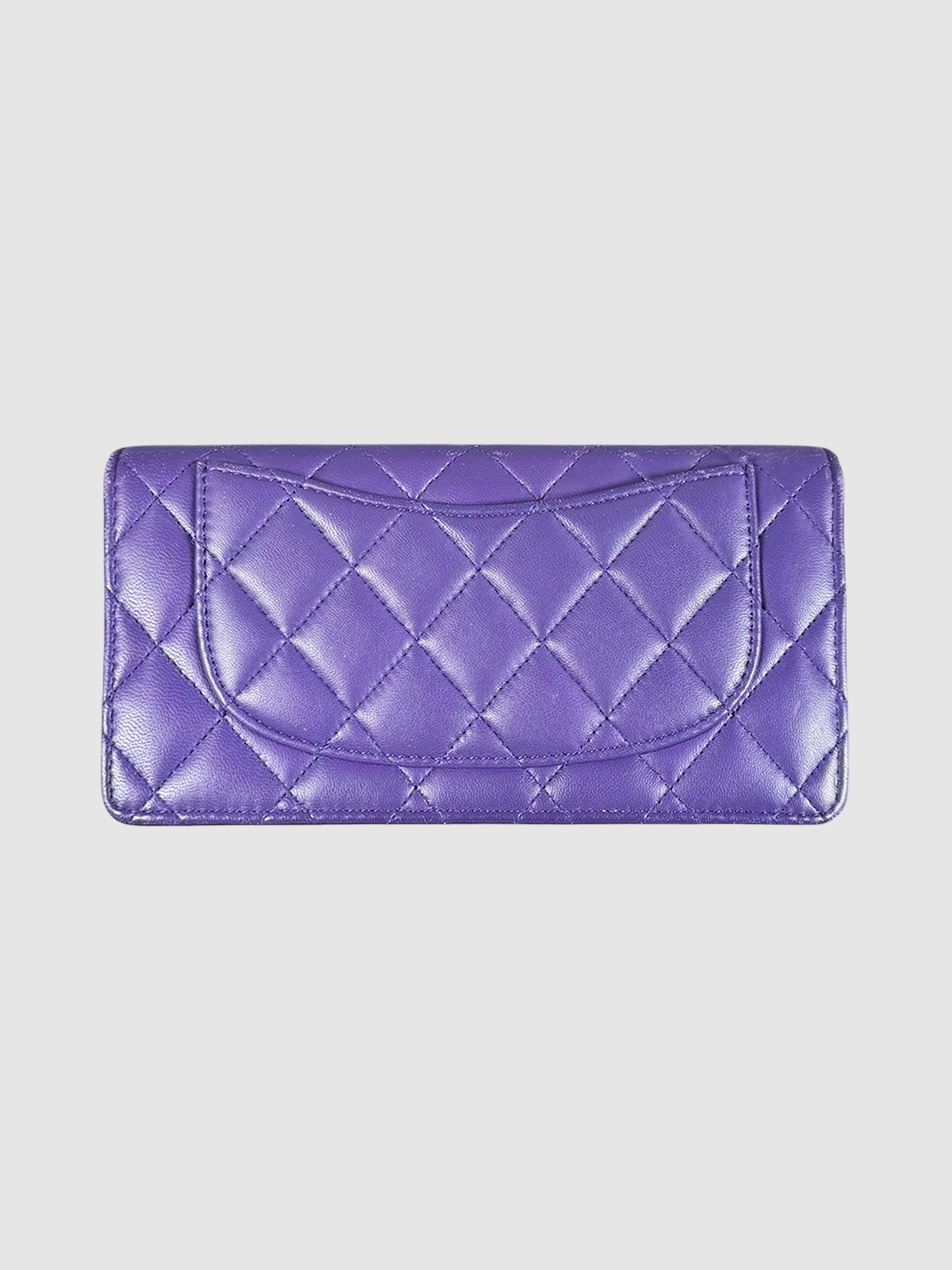 Quilted Classic Long Yen Wallet