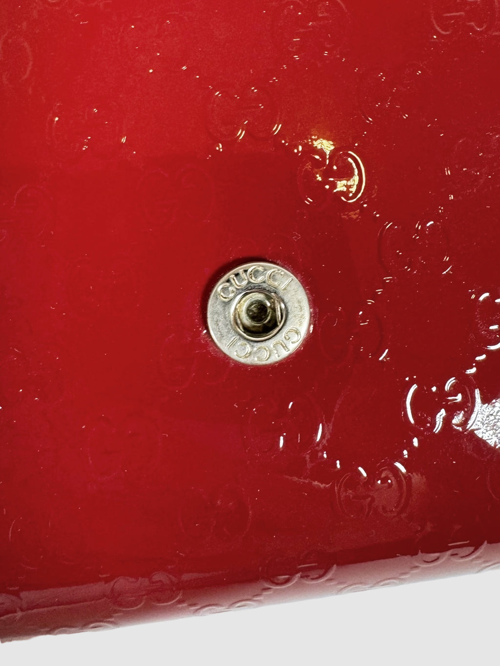 Micro Guccissima Patent Leather Wallet