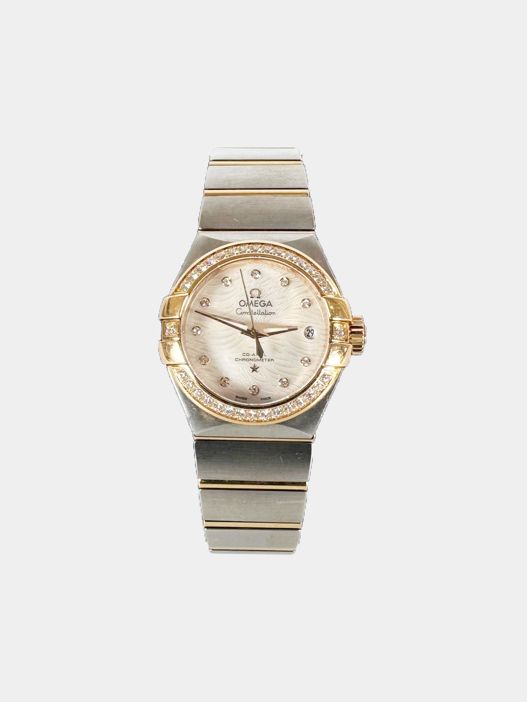 Omega Silver-Tone And Gold Constellation Co-Axial Watch Luxury Designer Resale Consignment Toronto Secondhand
