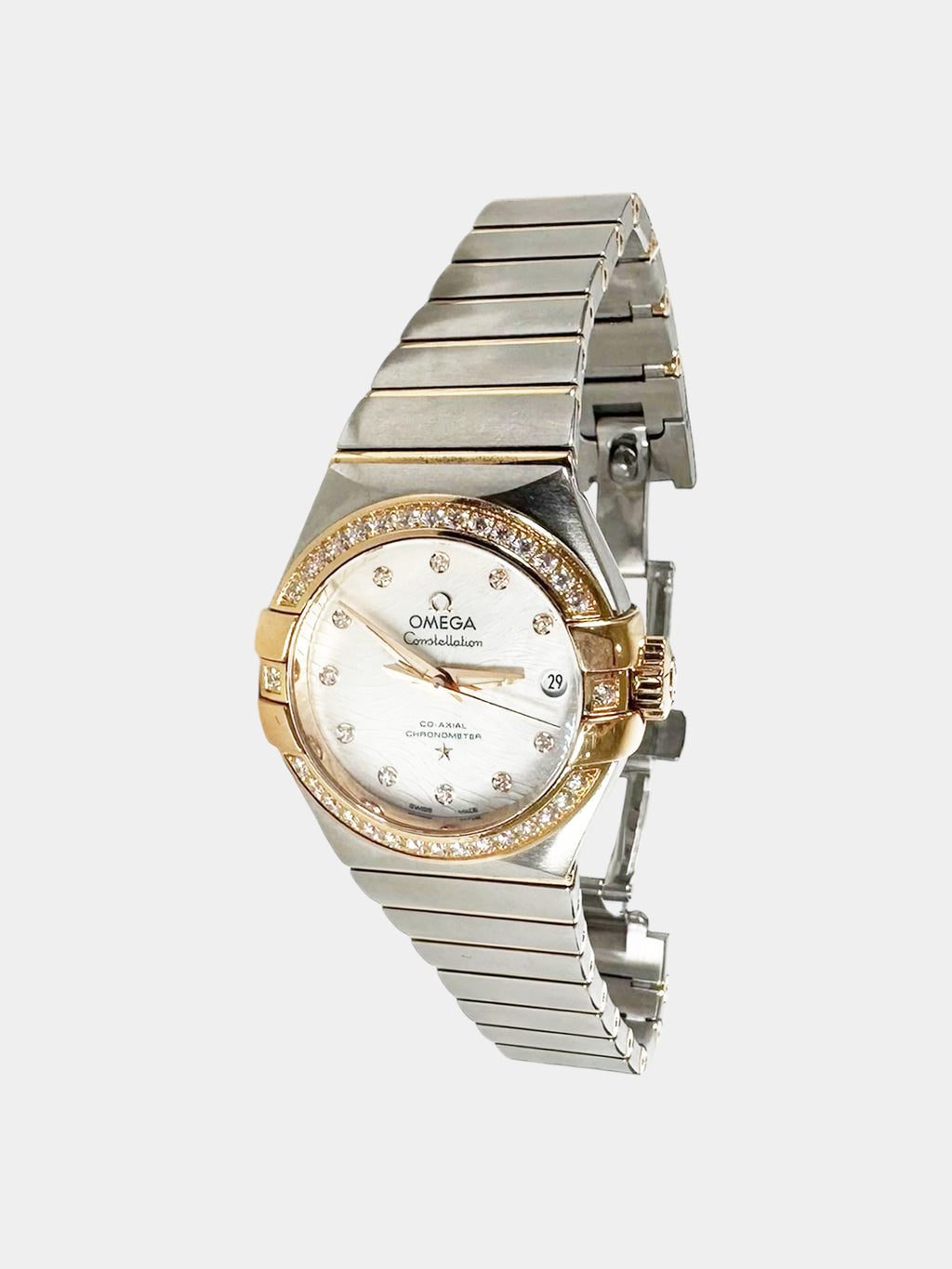 Omega Silver-Tone And Gold Constellation Co-Axial Watch Luxury Designer Resale Consignment Toronto Secondhand