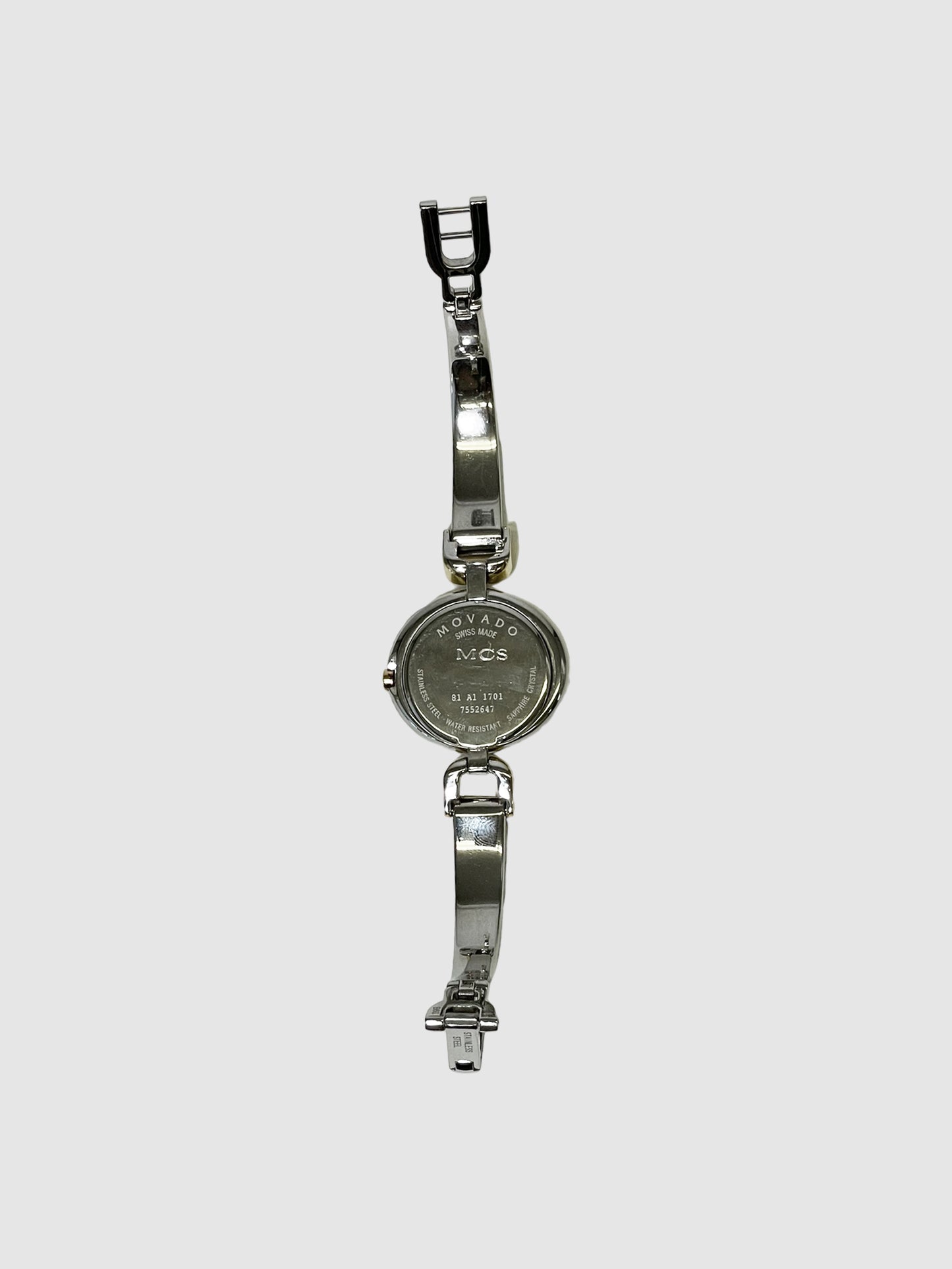 Silver with Gold-Tone Accent Watch