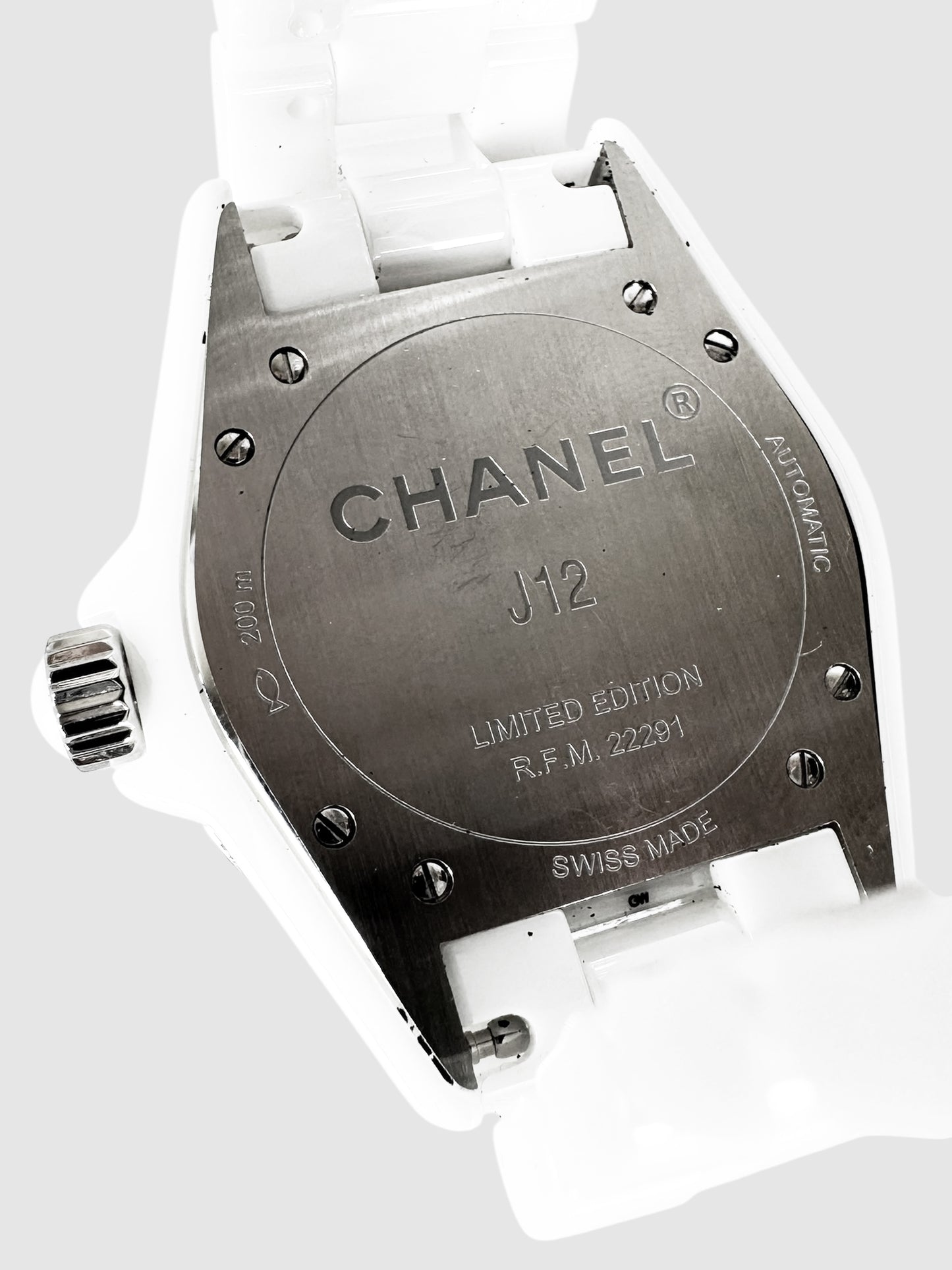 J12 Graffiti Stainless Steel Watch