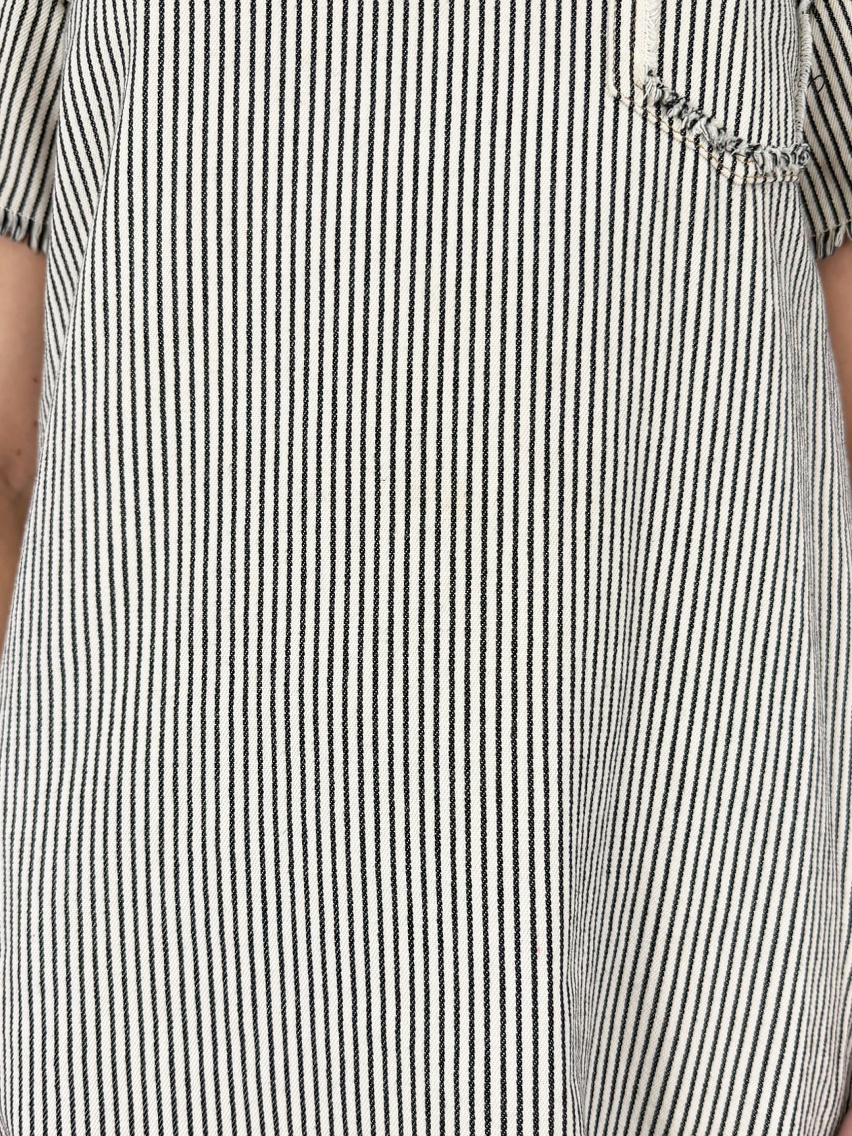 Striped Mini Shirt Dress