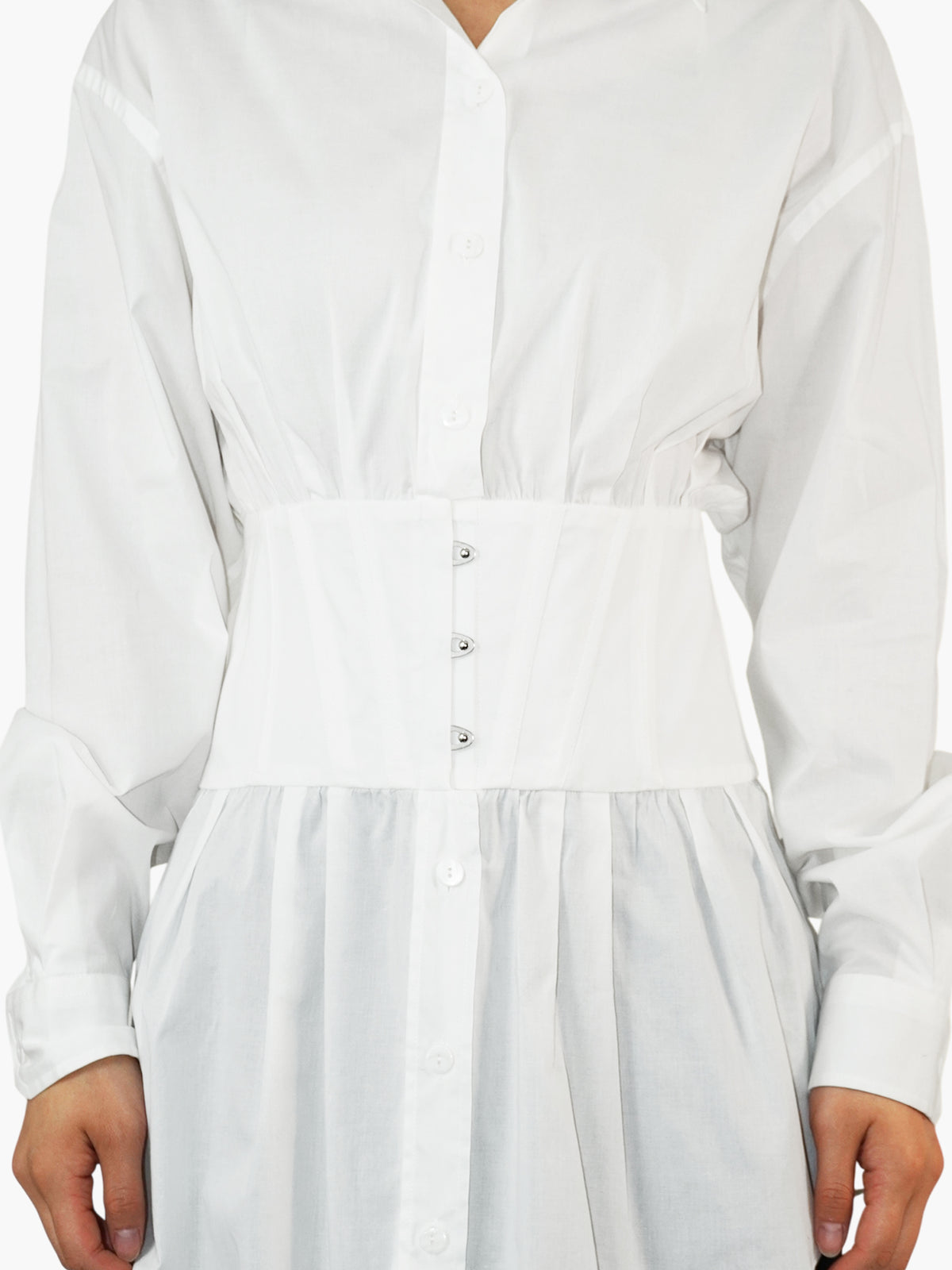 Corset Button-Up Top