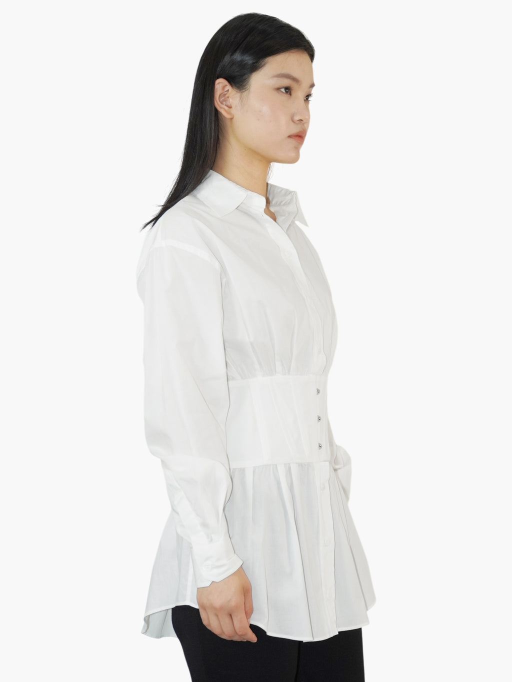 Corset Button-Up Top
