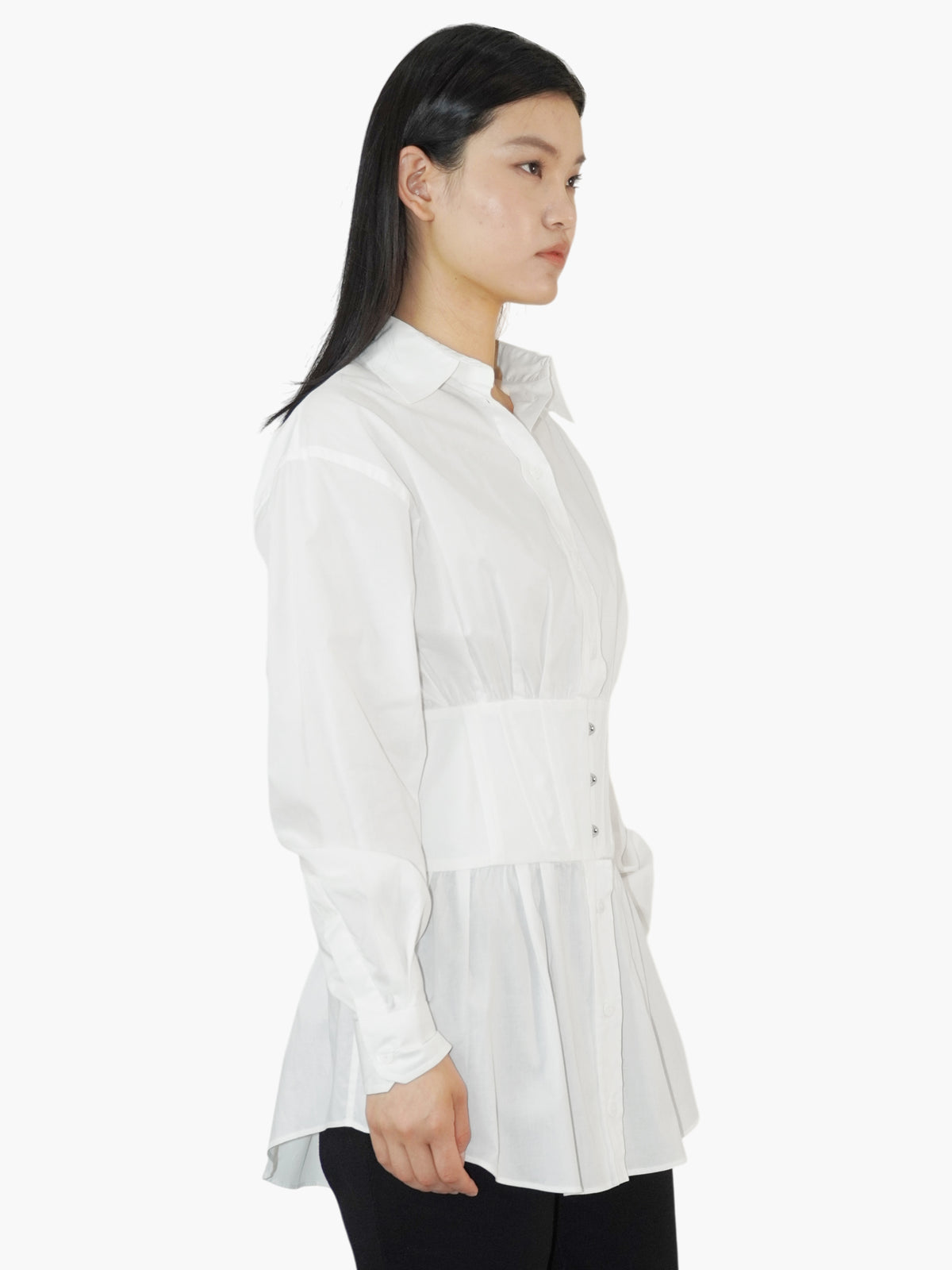 Corset Button-Up Top
